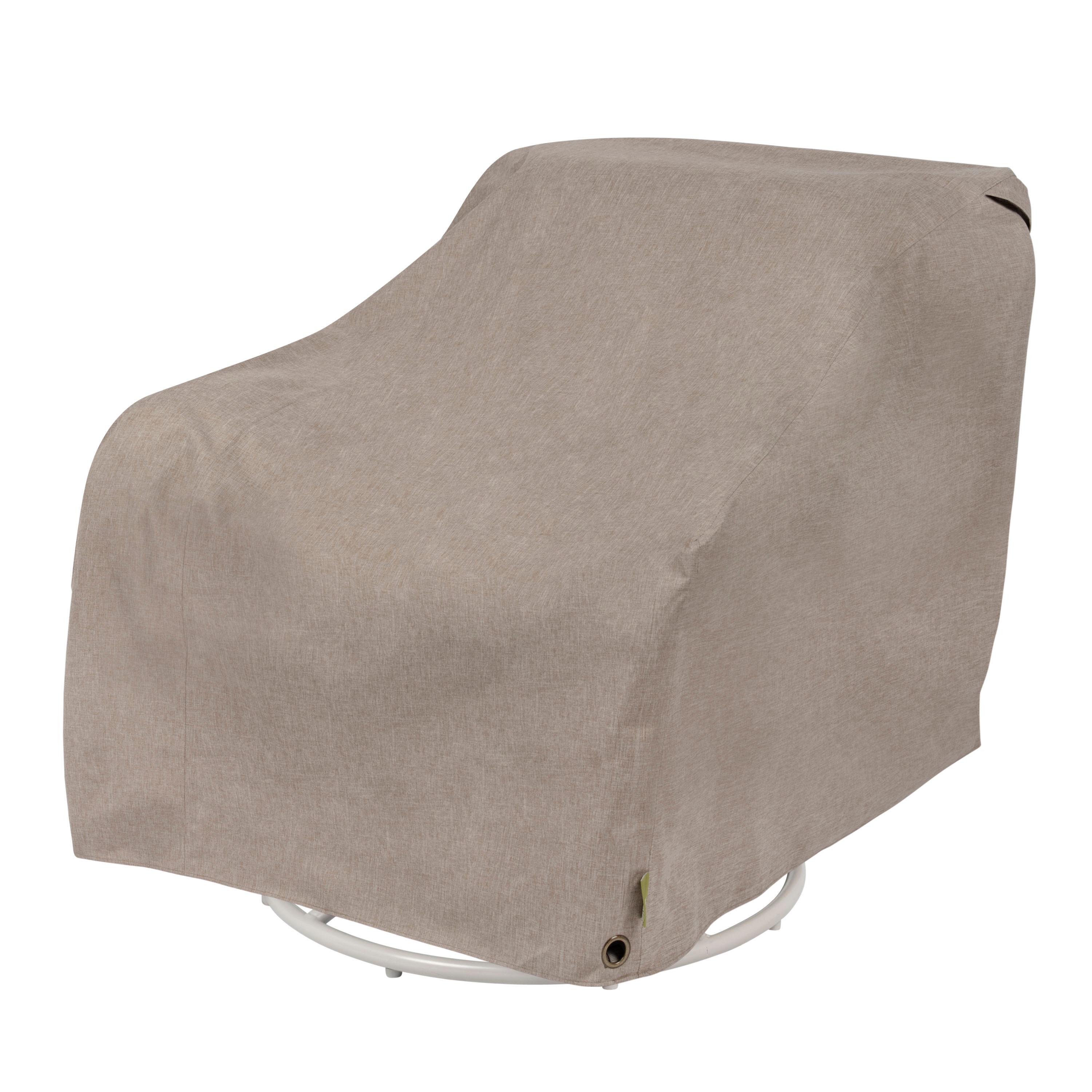 Modern Leisure Garrison Patio Swivel Lounge Chair Cover,  37.5"L x 39.25"W x 38.5"H, Sandstone