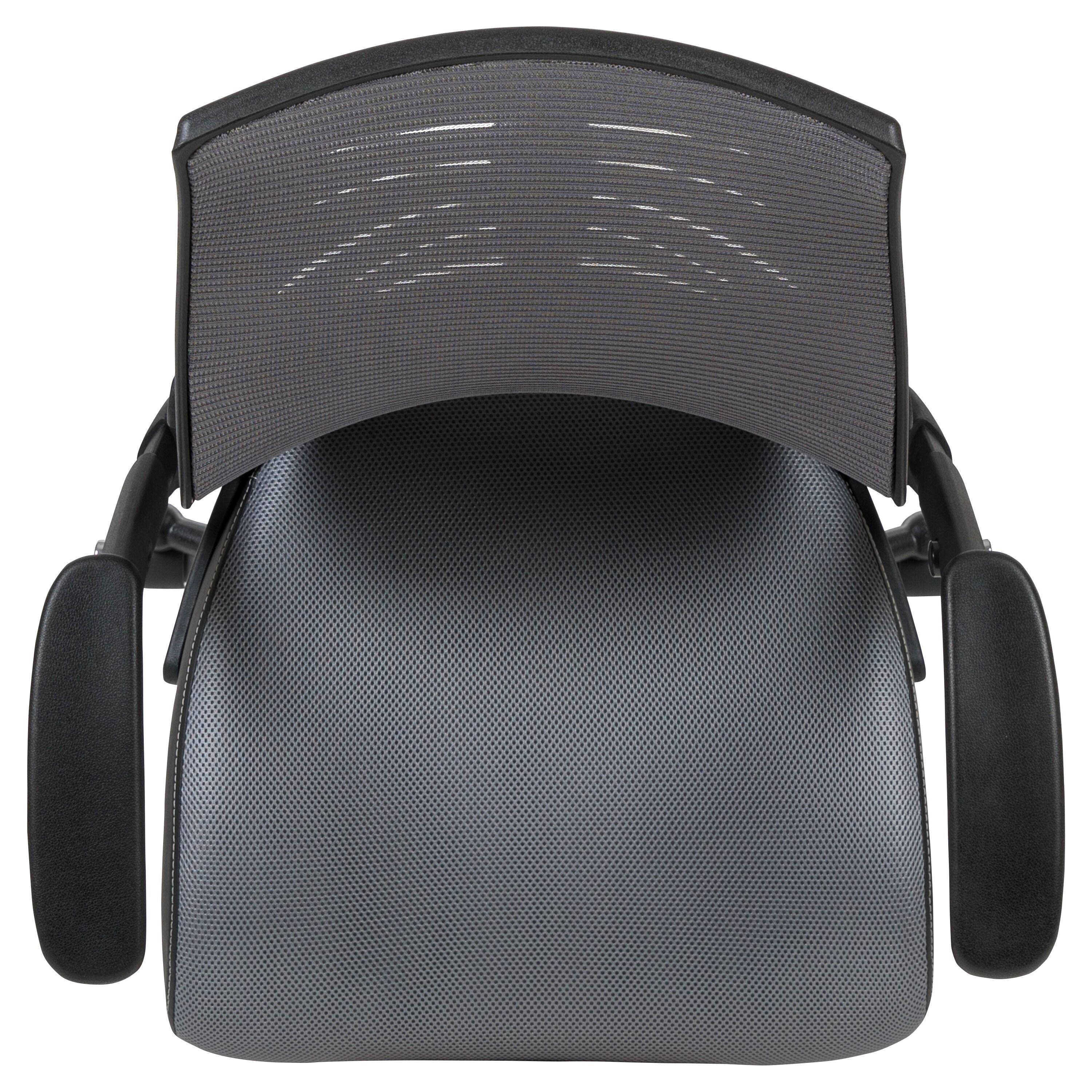 High Back Mesh Spine-Back Ergonomic Drafting Chair with Adjustable Foot Ring