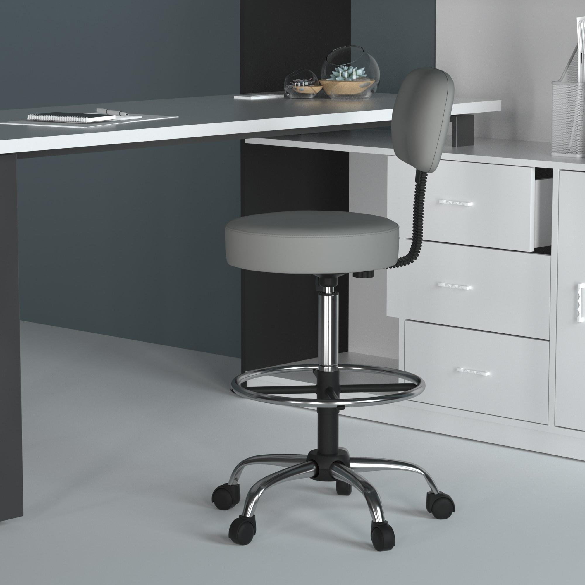 Boss Office Products Vinyl Drafting Chair