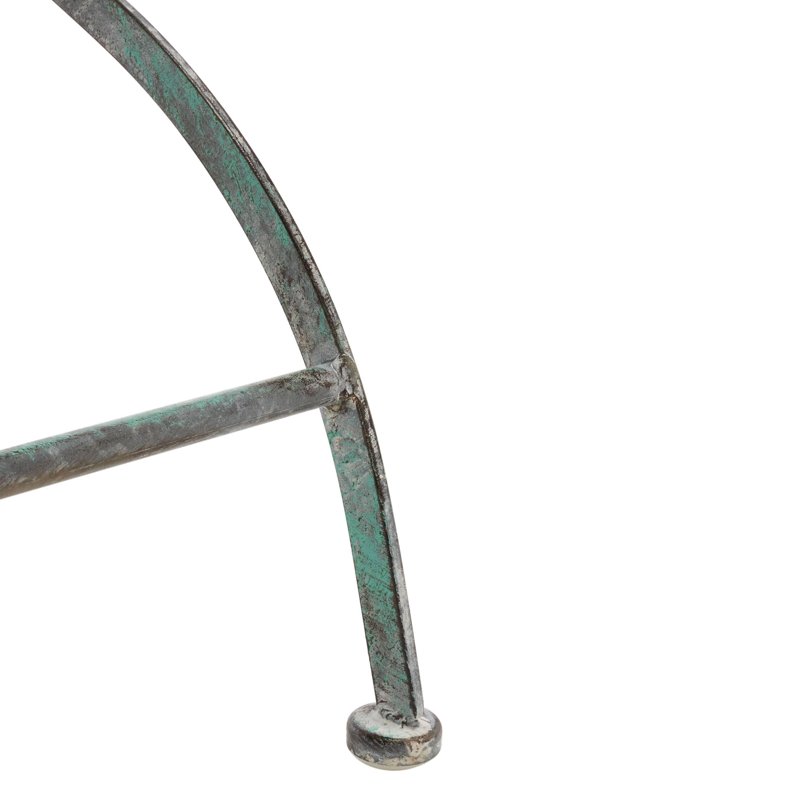 Belen Bistro Set, One Table And Two Chairs - Outdoor - PAT5020 - Antique Dark Green - Safavieh