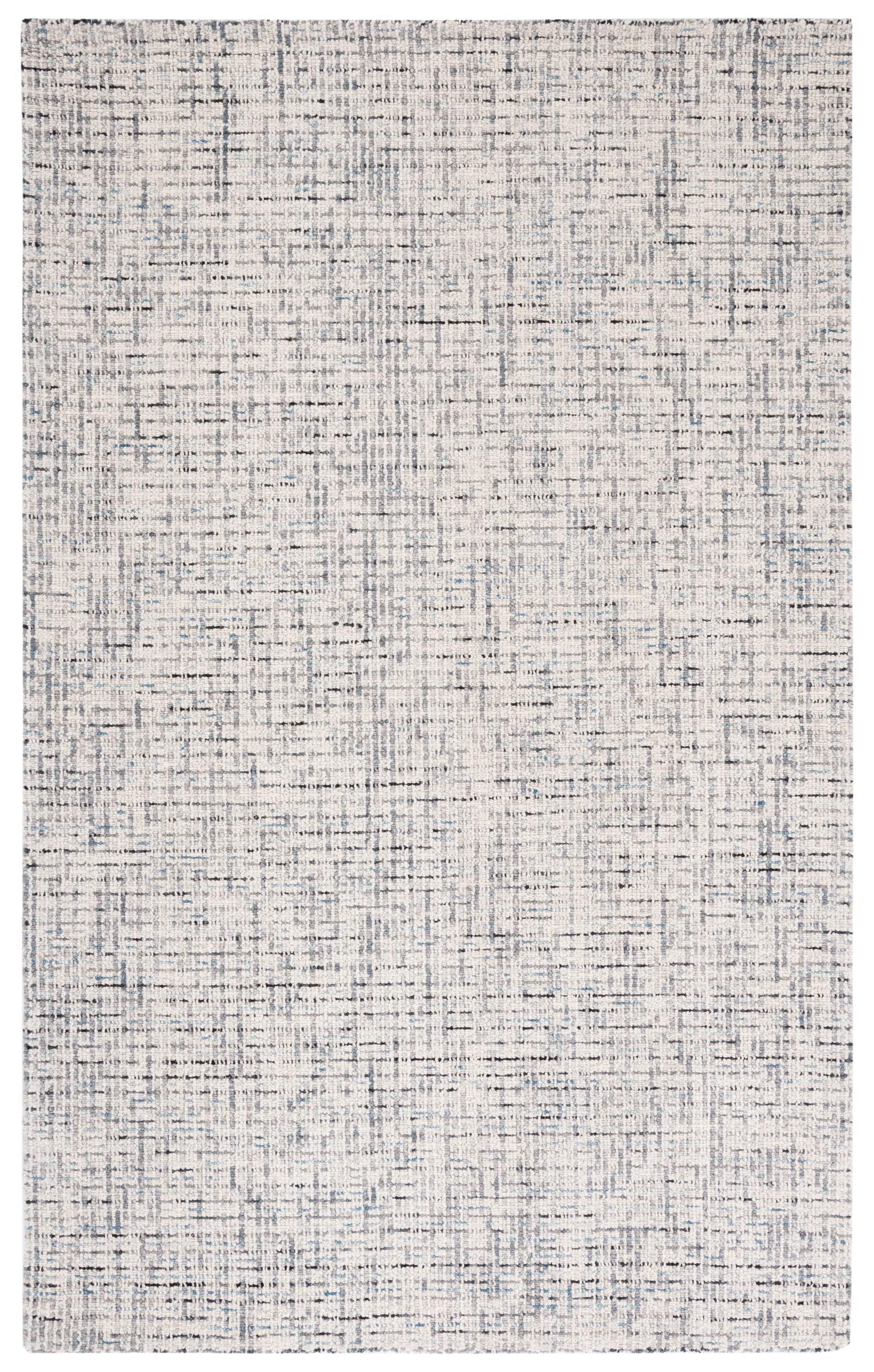 Abstract ABT468 Handmade Indoor Area Rug - Gray/Ivory - 6'x9' - Safavieh