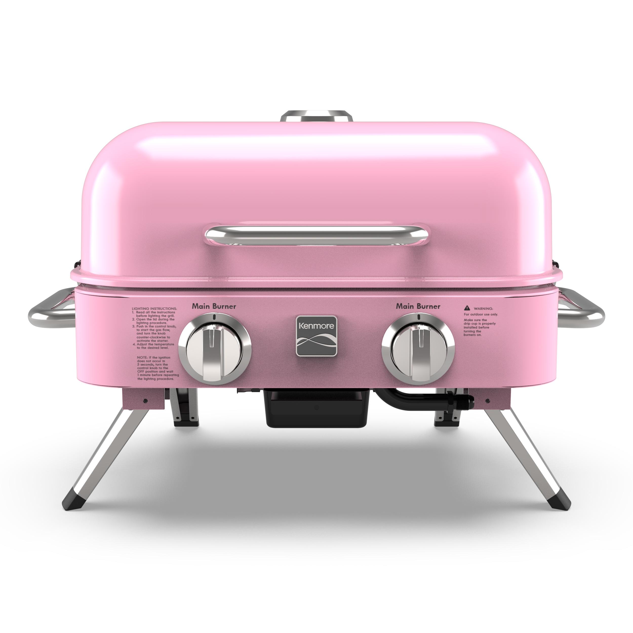 Kenmore 2-Burner Portable Tabletop Retro Gas Grill