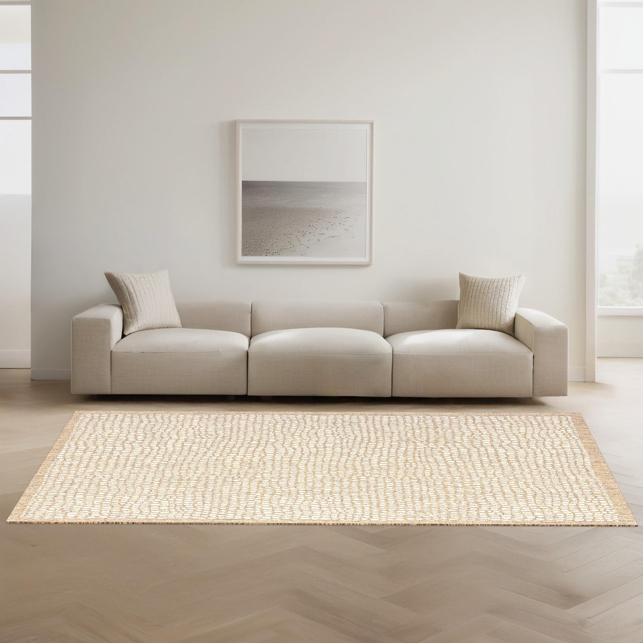 TOMMY BAHAMA Marlin Transitional Indoor/Outdoor Area Rug, Brown