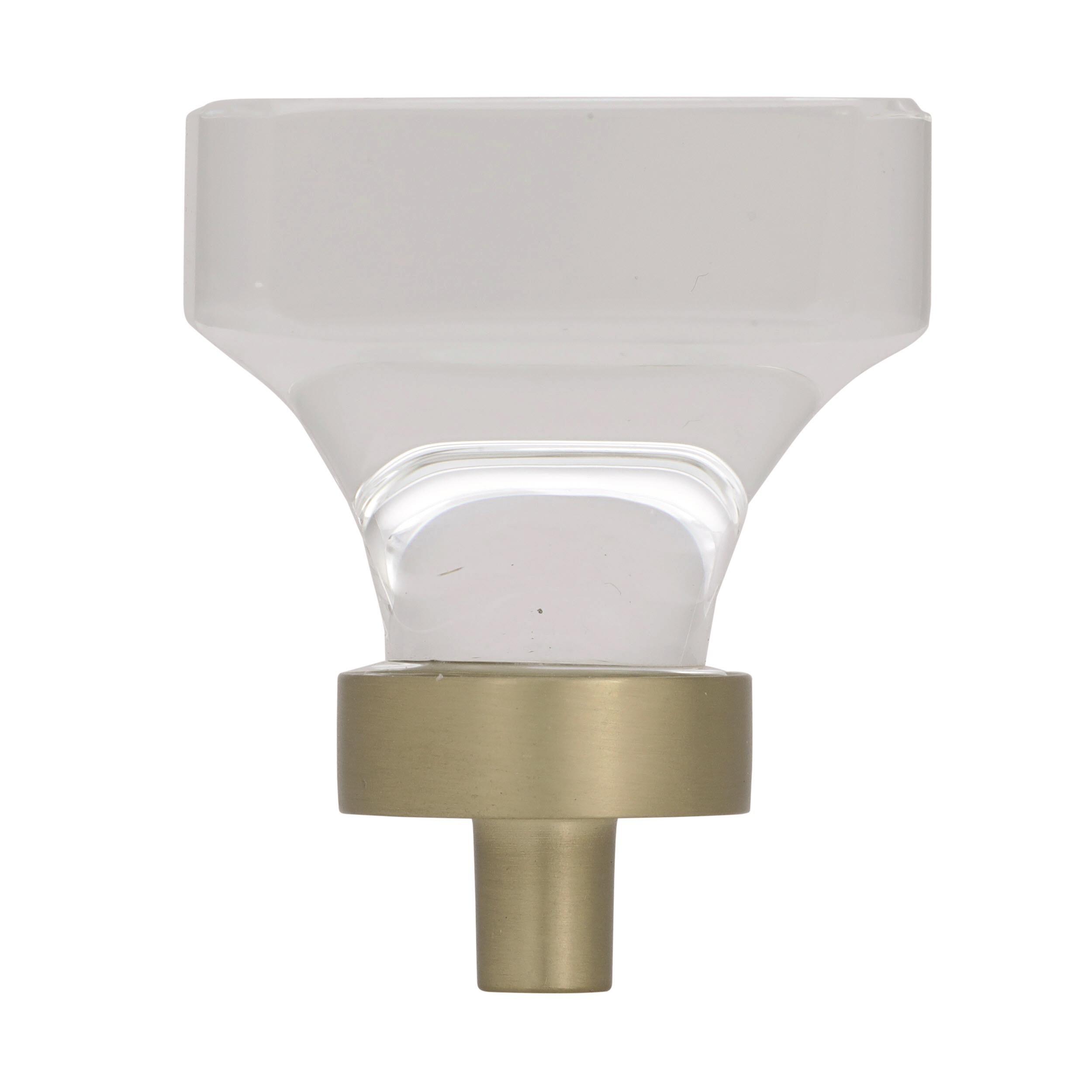 Glacio 1 3/8" Length Square Knob