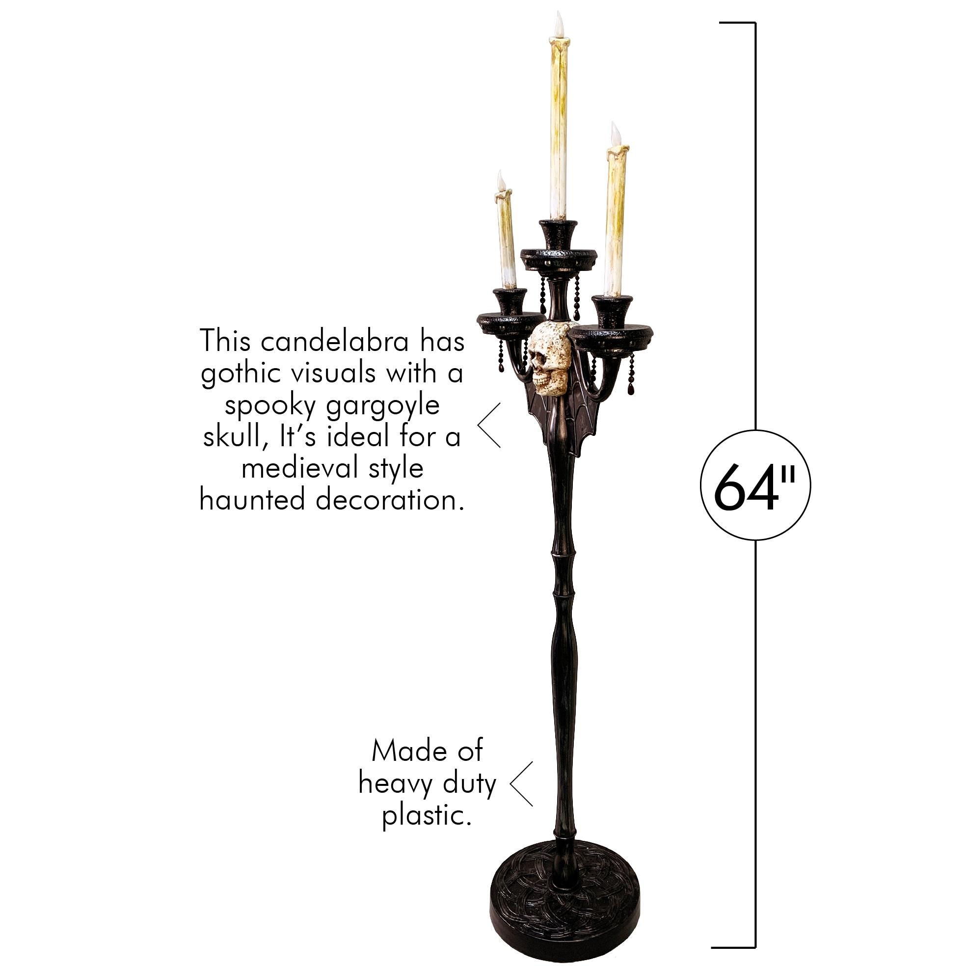 Skeleteen Skeleteen Animated Candelabra Decoration