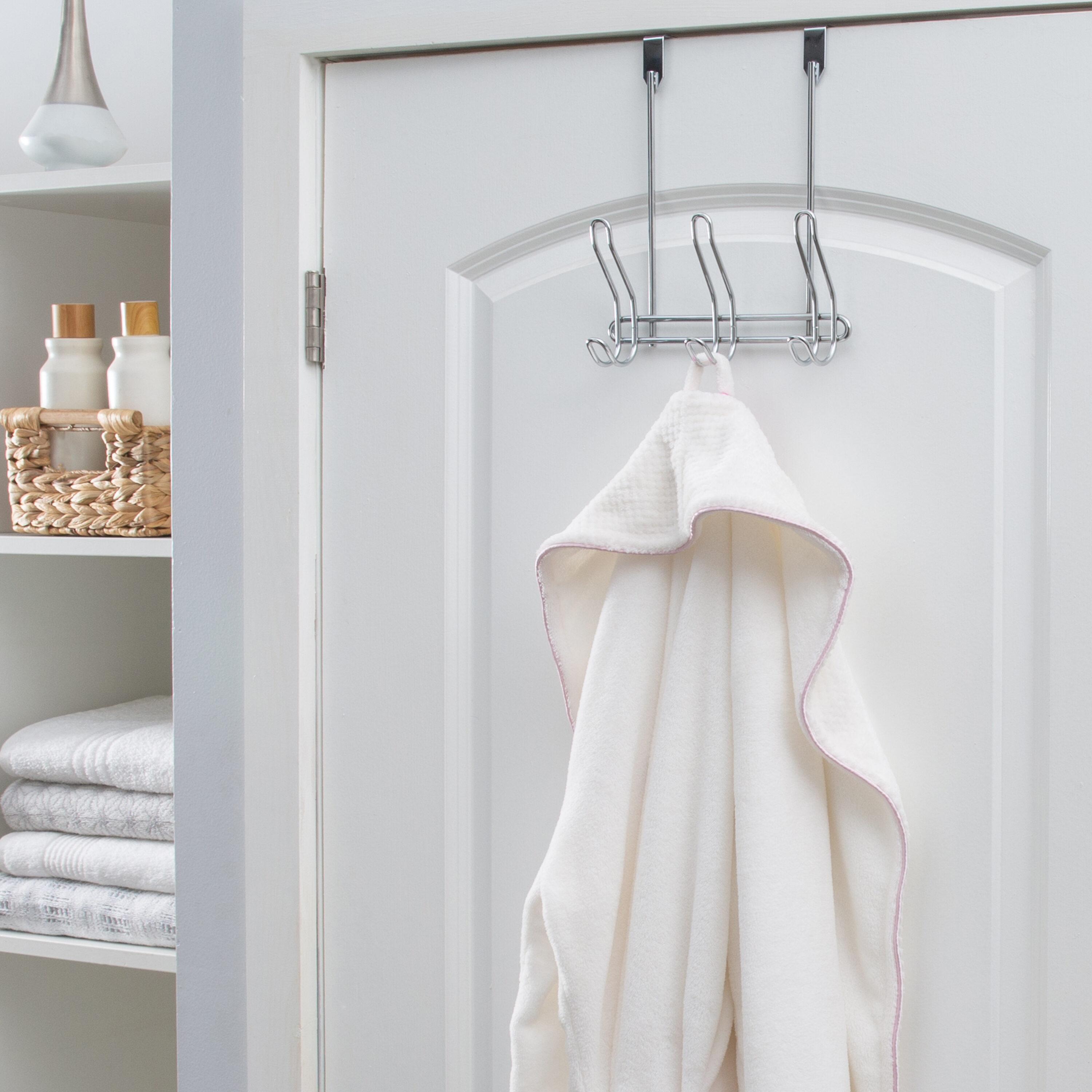 Simplify Iron Over-the-Door 6 - Hook Wall Mounted Coat Rack