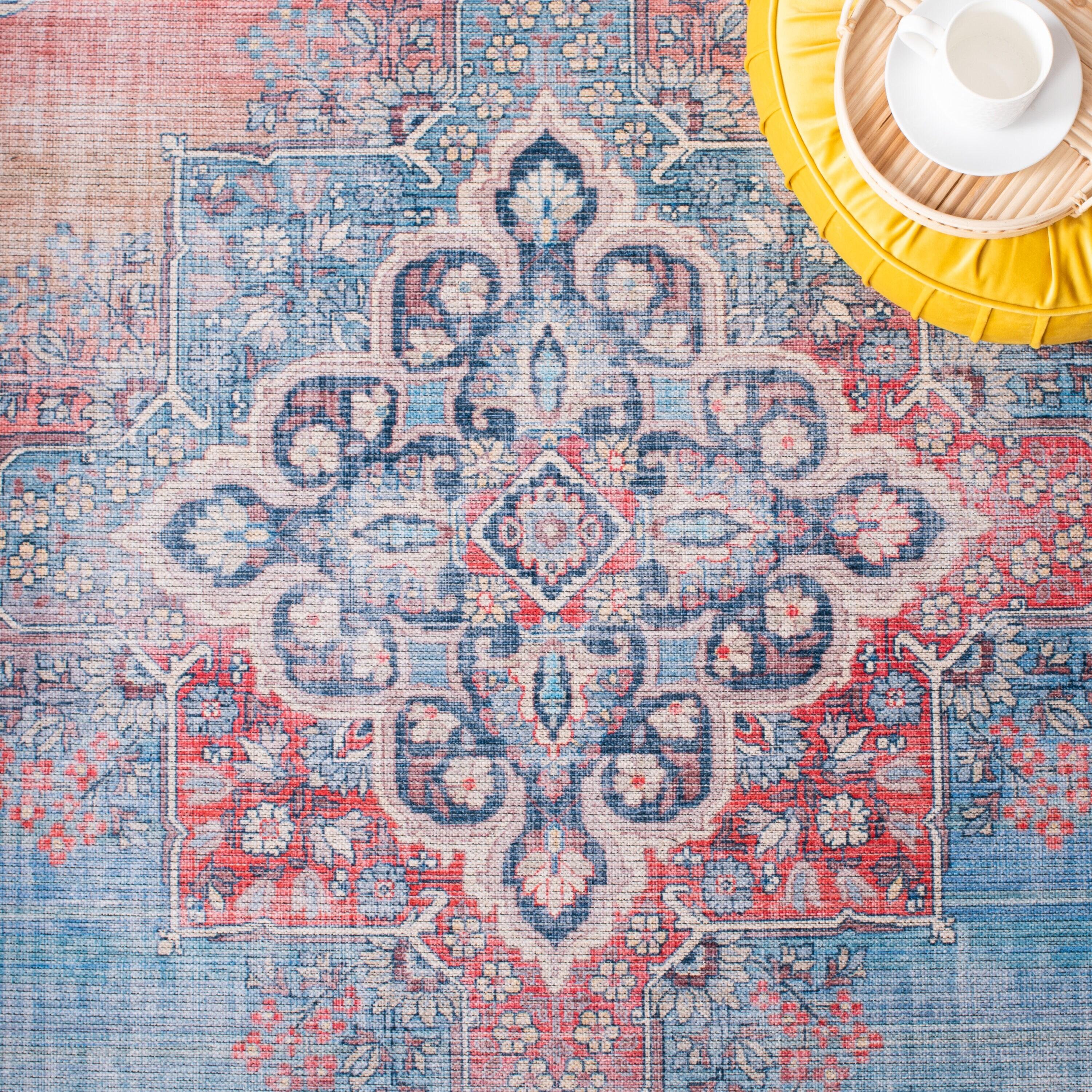 SAFAVIEH Serapi Skylar Oriental Area Rug, Red/Blue, 9' x 12'