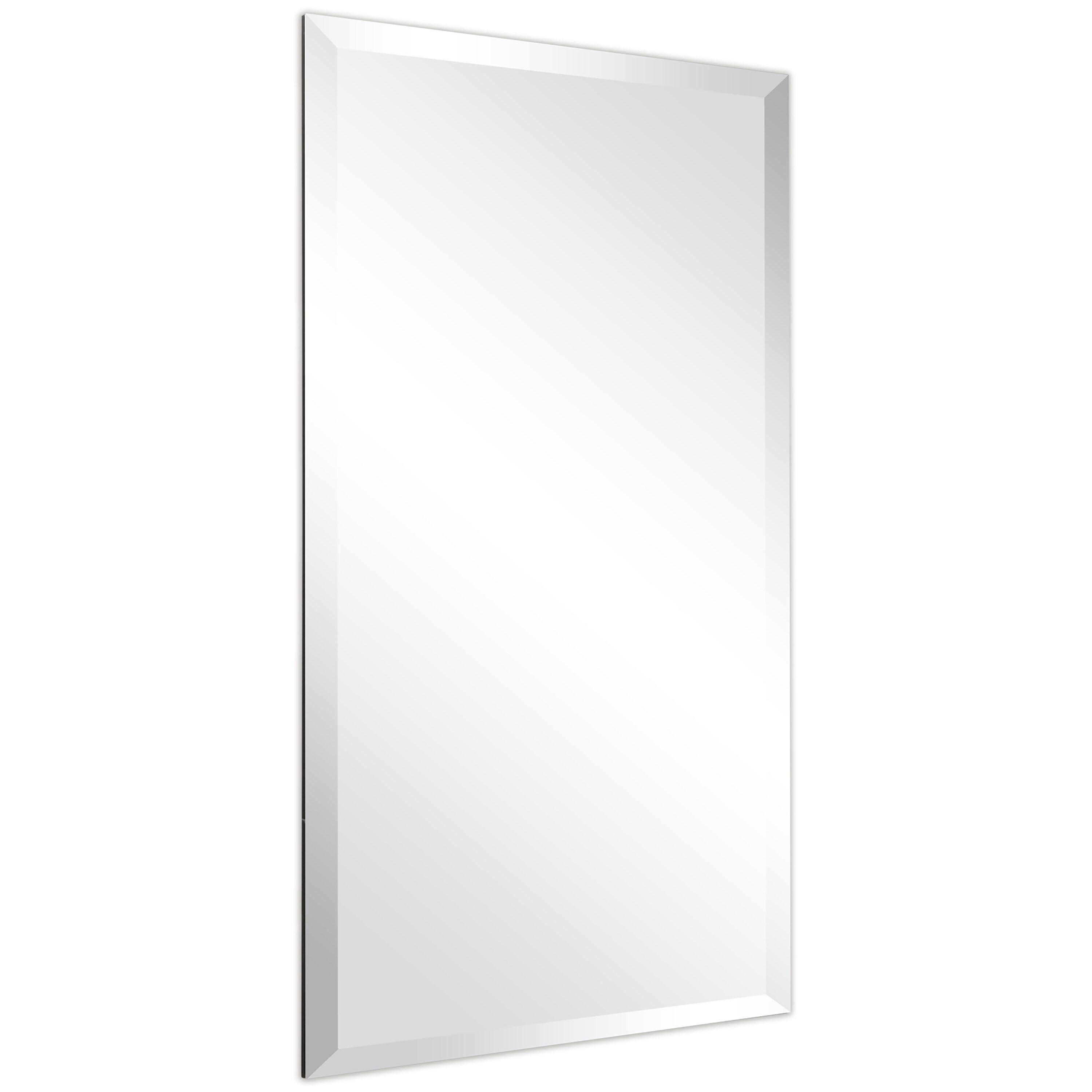 Empire Art Direct Frameless Beveled Prism Wall Mirror - Clear 24 in. x 0.39 in. x 36 in.