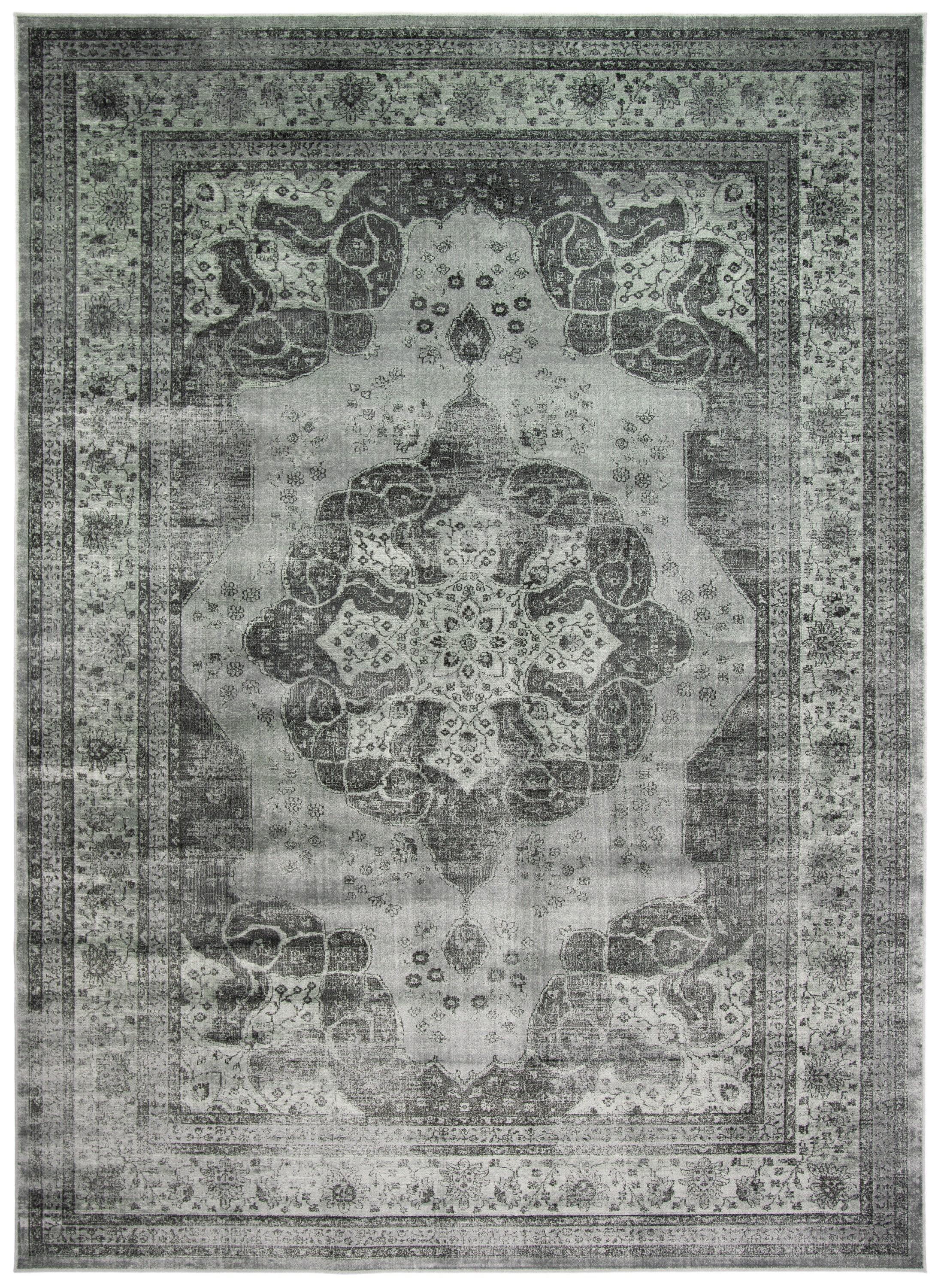 SAFAVIEH Vintage Lamont Traditional Area Rug, Grey/Multi, 12' x 18'