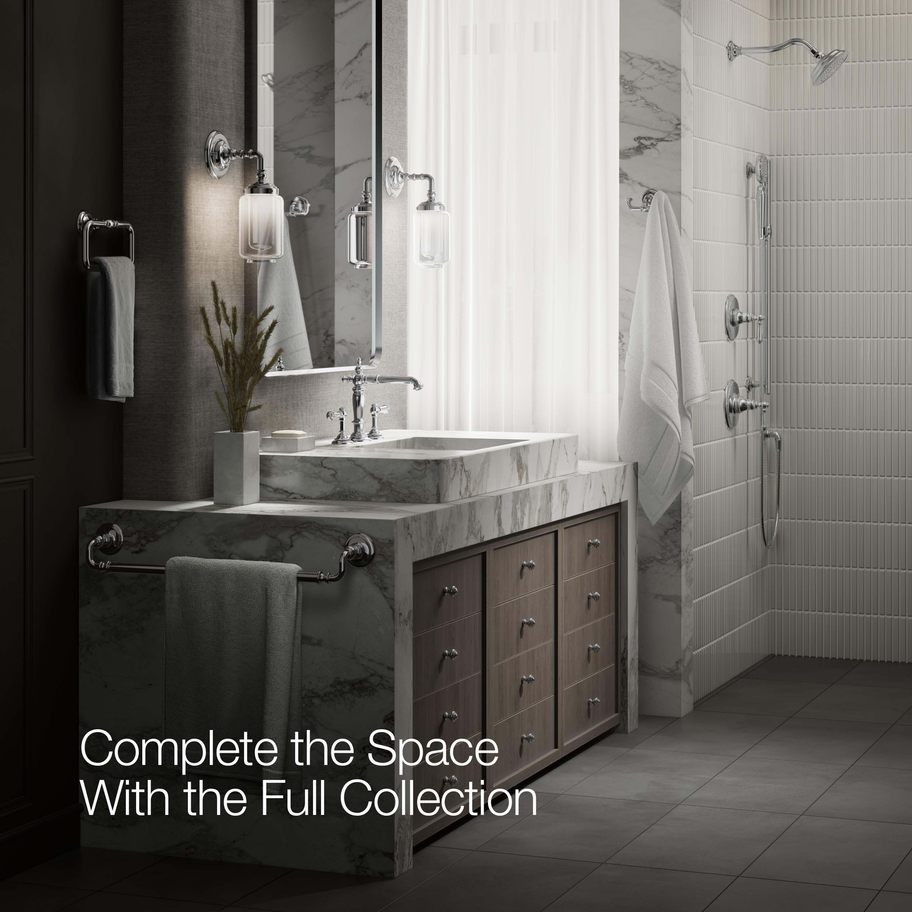Artifacts® Widespread Bathroom Faucet with Drain Assembly