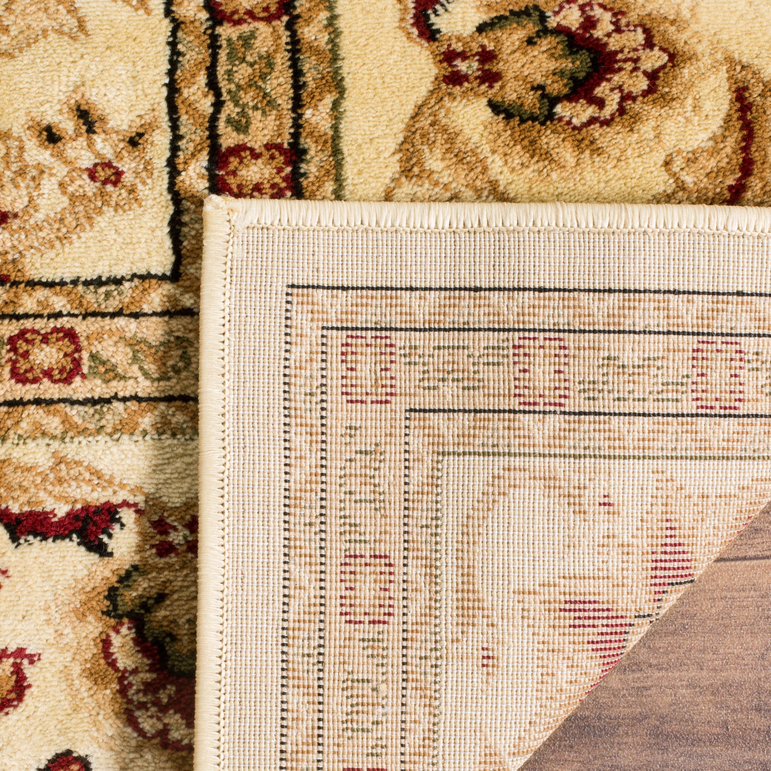 SAFAVIEH Lyndhurst Victoria Traditional Floral Area Rug, Ivory, 9' x 12'