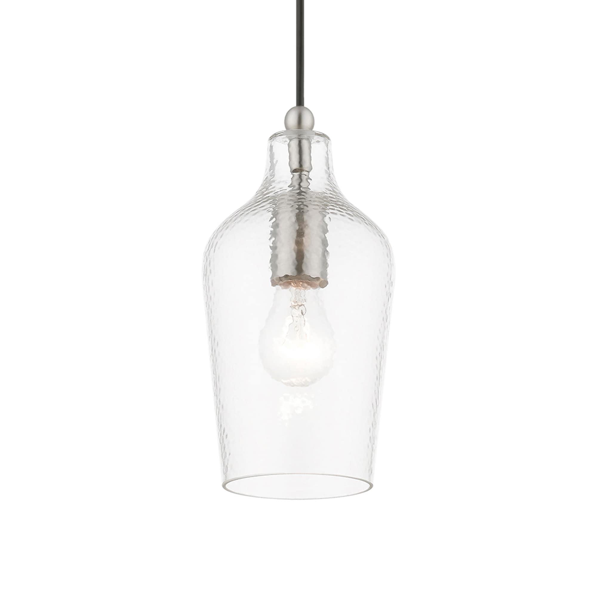 Livex Lighting Avery 1 - Light Pendant in  Brushed Nickel