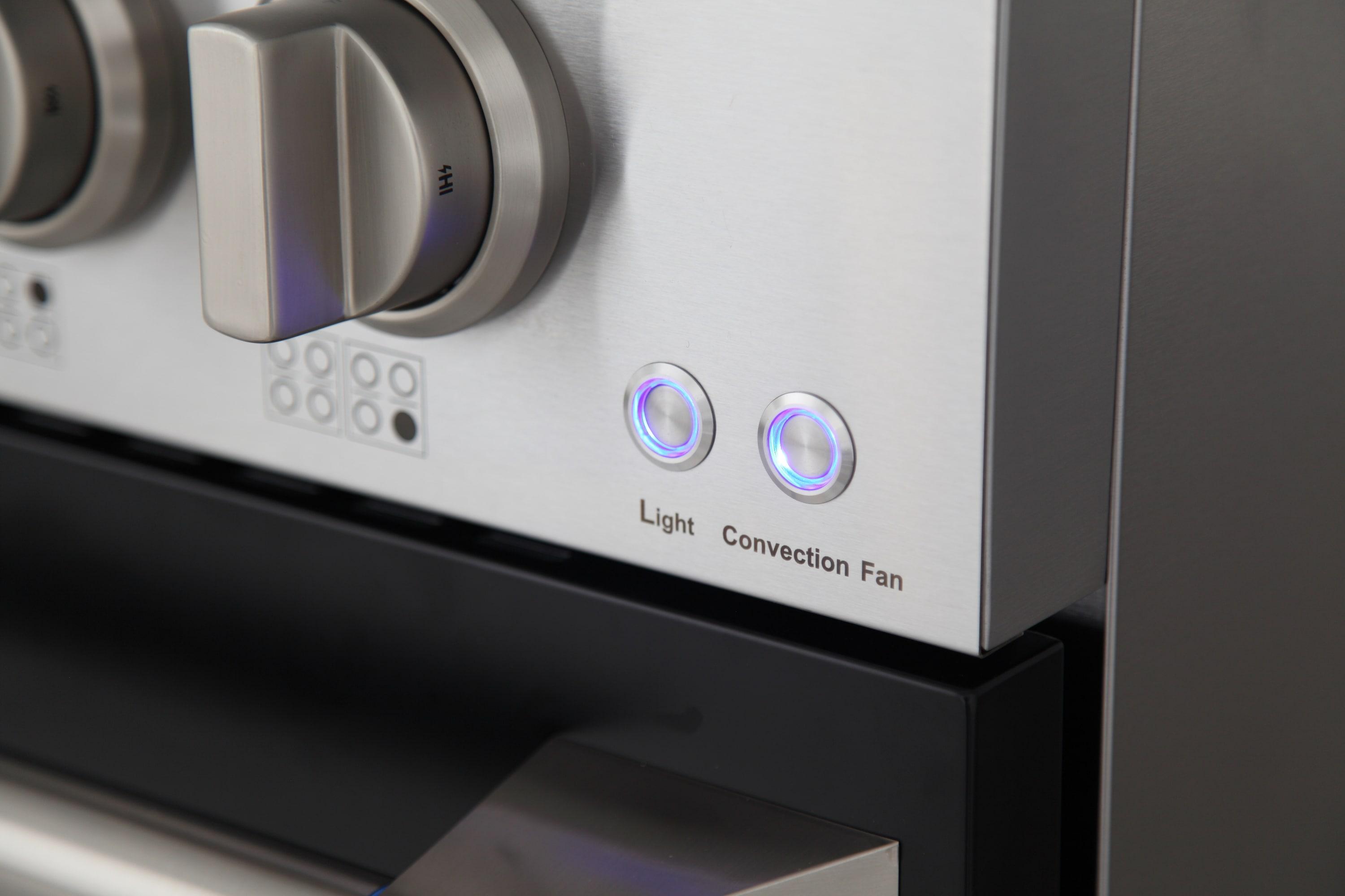 48 in. 6.7 cu. ft. Dual Fuel Range for Natural Gas in Black