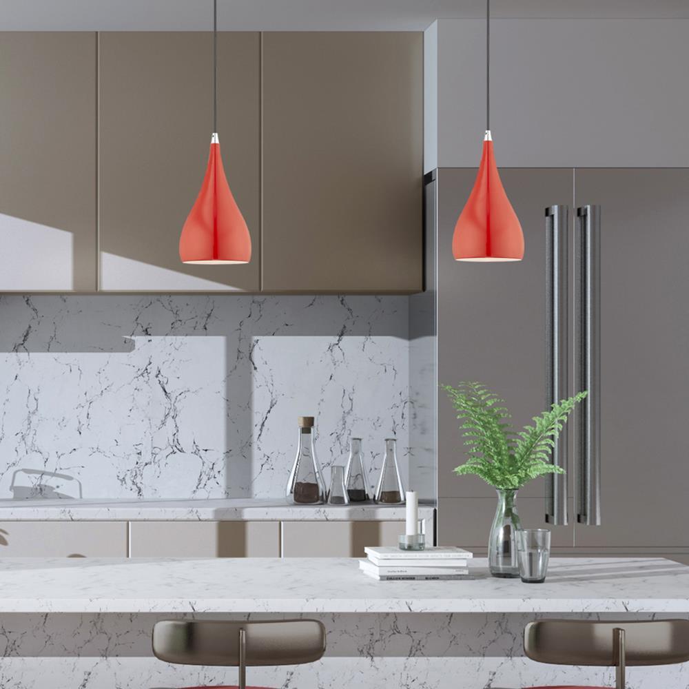 Schultz Single Light Metal Dimmable Pendant