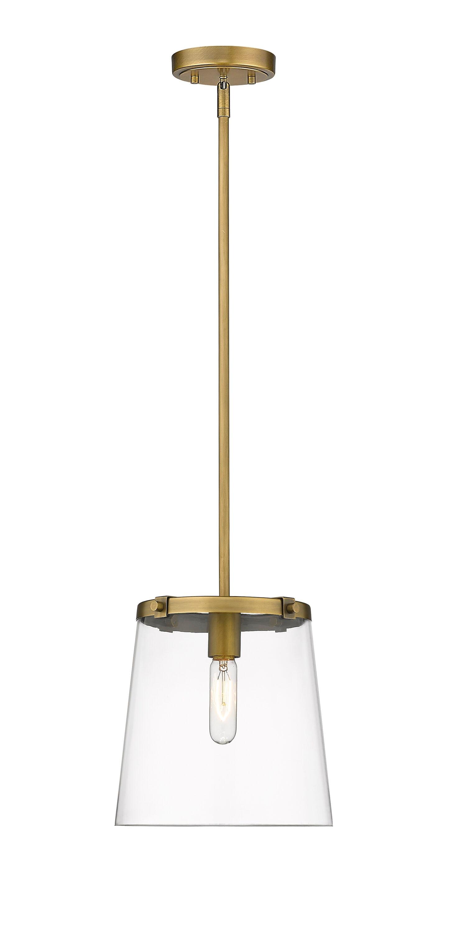 Z-Lite Callista 1 - Light Pendant in  Rubbed Brass