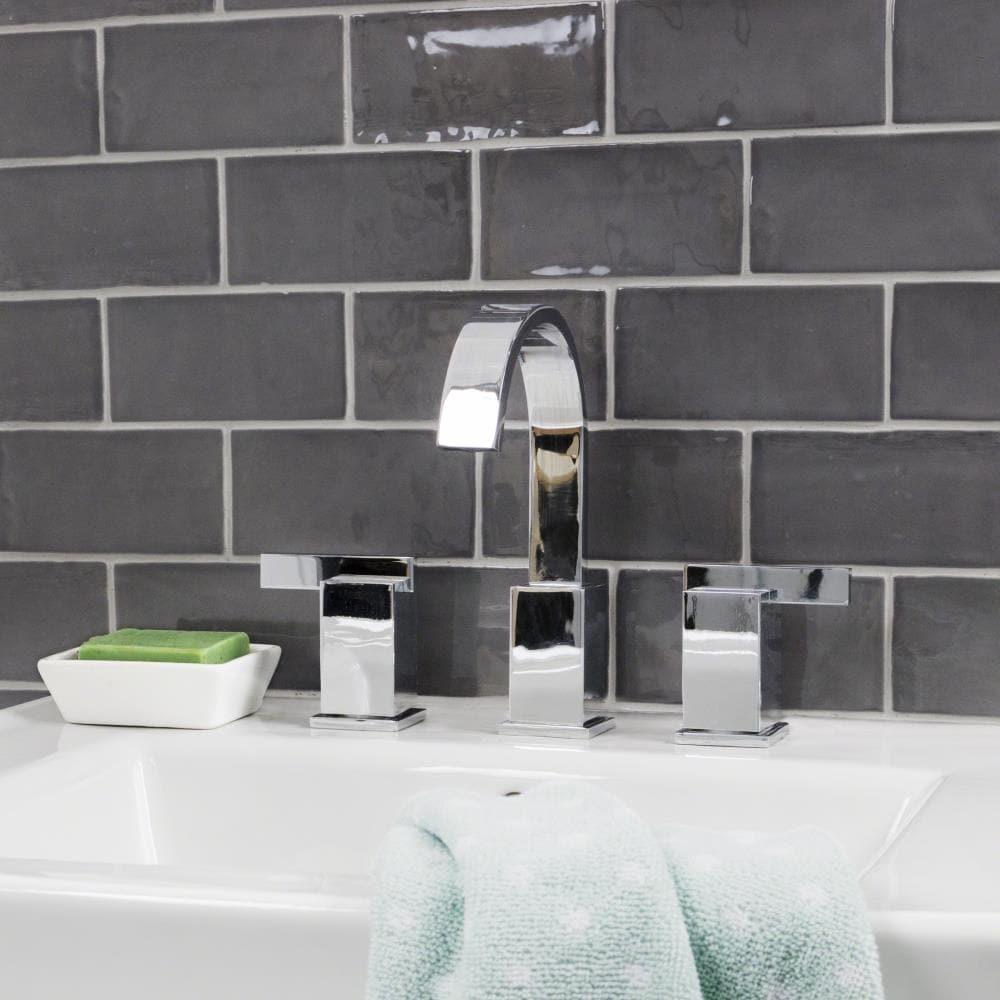 Barcelona 3x6 Blanco Polished Ceramic Subway Wall Tile (5.38 Sq. Ft. / Case)