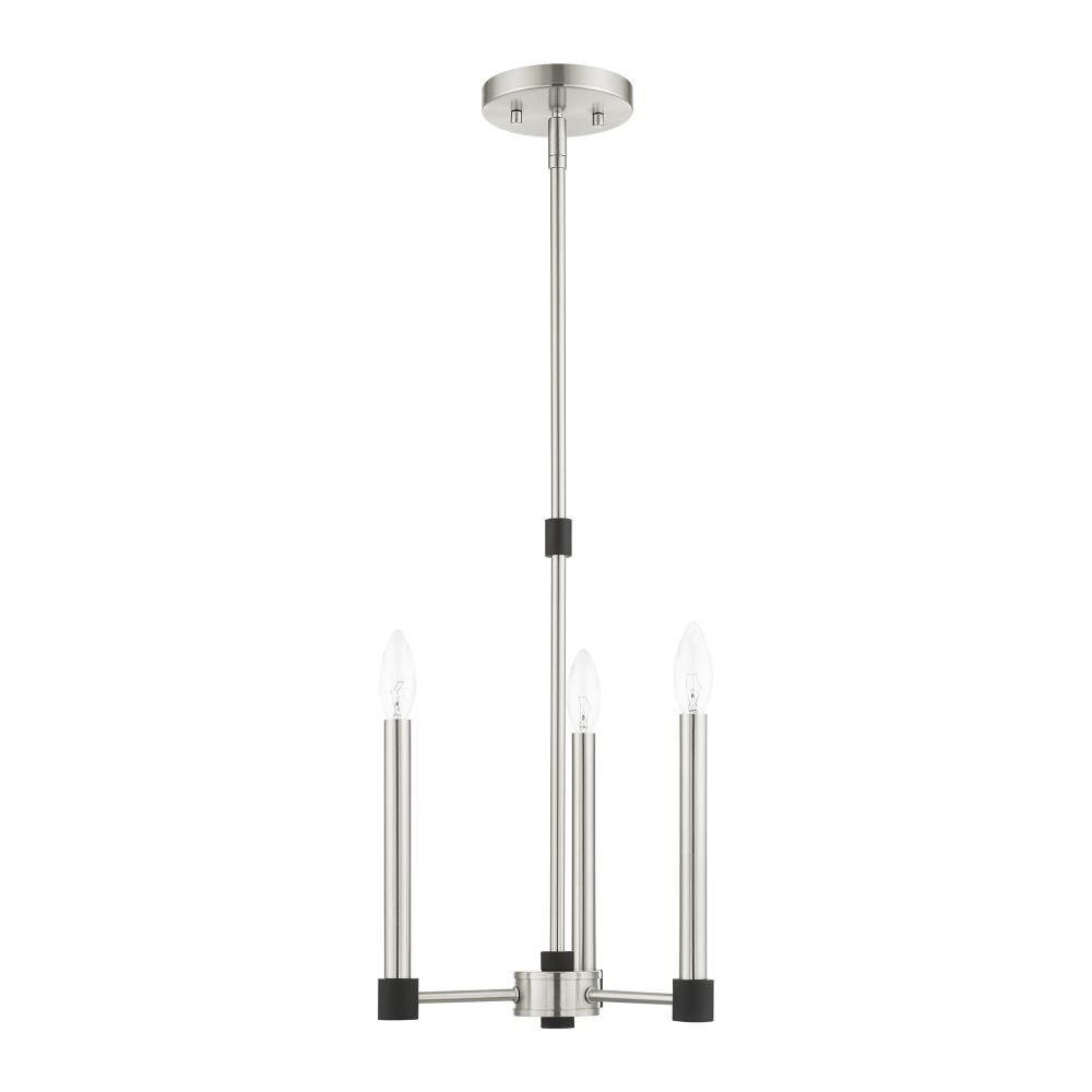 Livex Lighting Karlstad 3 - Light Chandelier in  Brushed Nickel