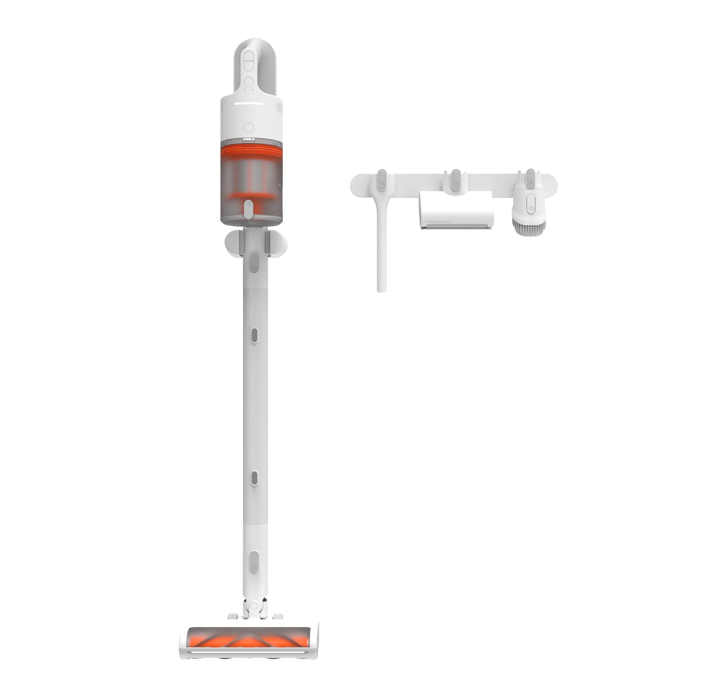 Sharper Image Stick & Handheld Combo Vacuum with 350W Motor, Cordless White: HEPA Filter, Multi-Surface, Bagless