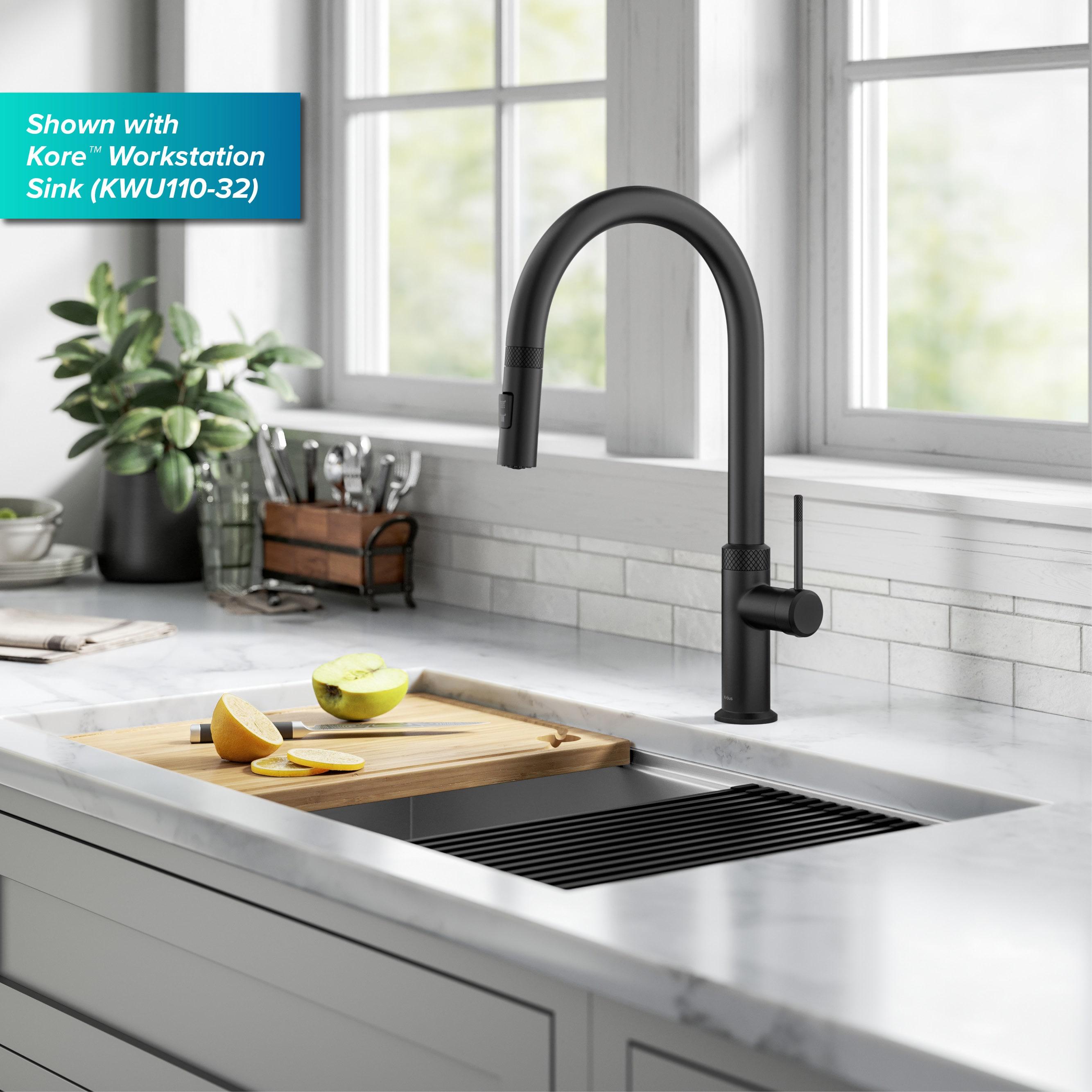 Kraus Oletto Single Handle High-arc Kitchen Faucet