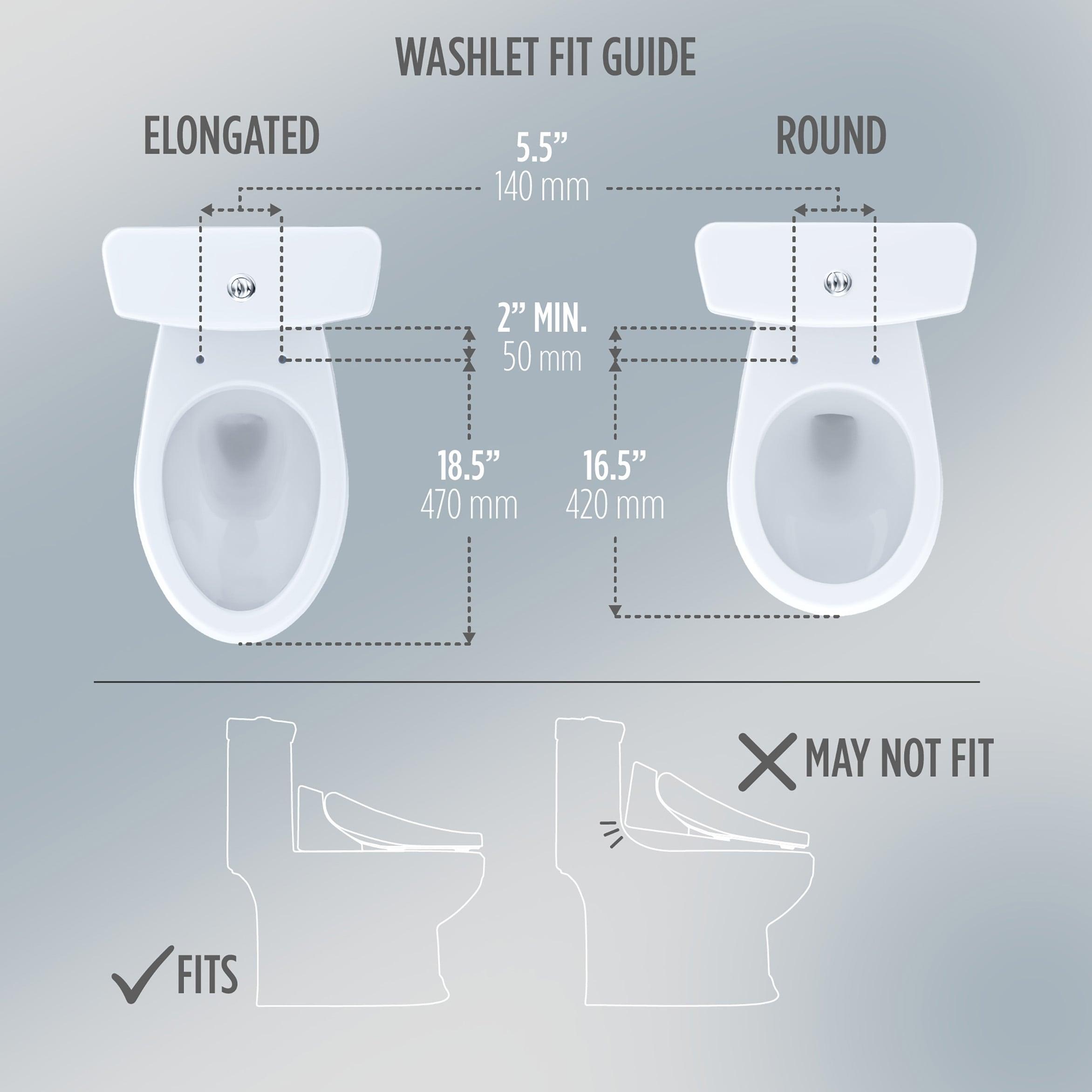 Washlet® Electronic Contemporary Elongated Auto Open/Close Lid Bidet Seat