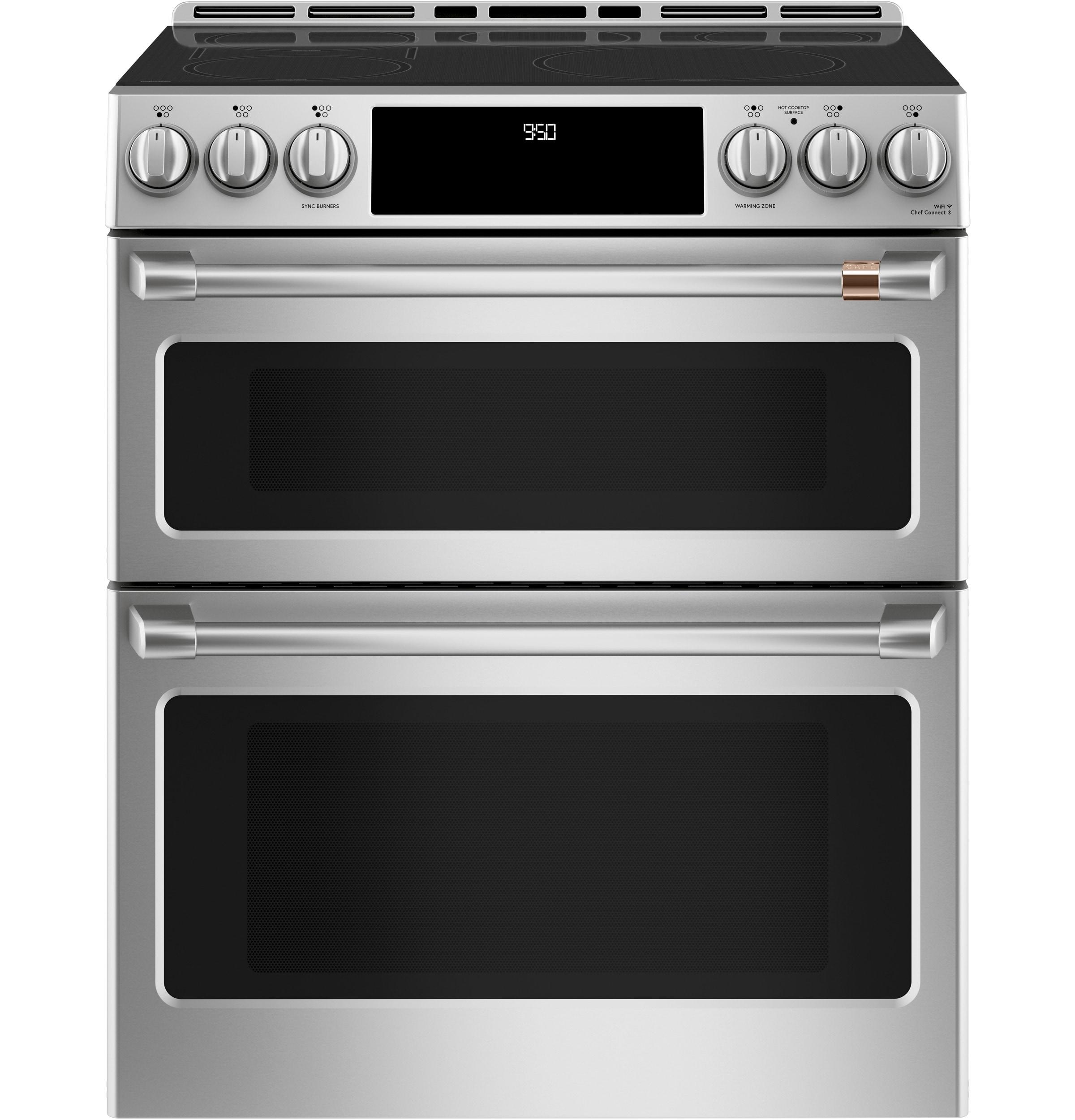 Café 30" 6.7 cu. ft. Smart Slide-in Electric Range with Induction Cooktop