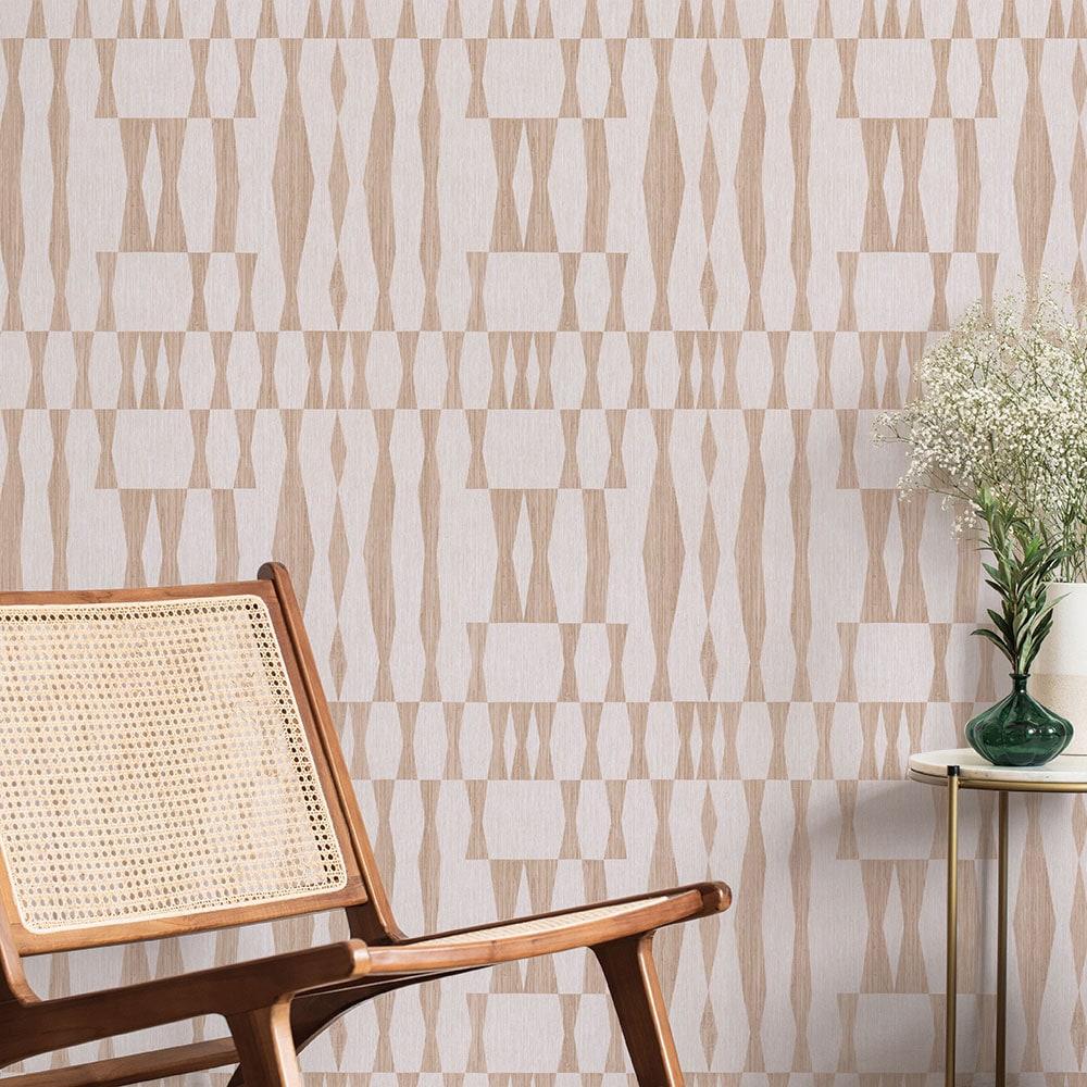 Mirin Peel + Stick Wallpaper - Textured Jute