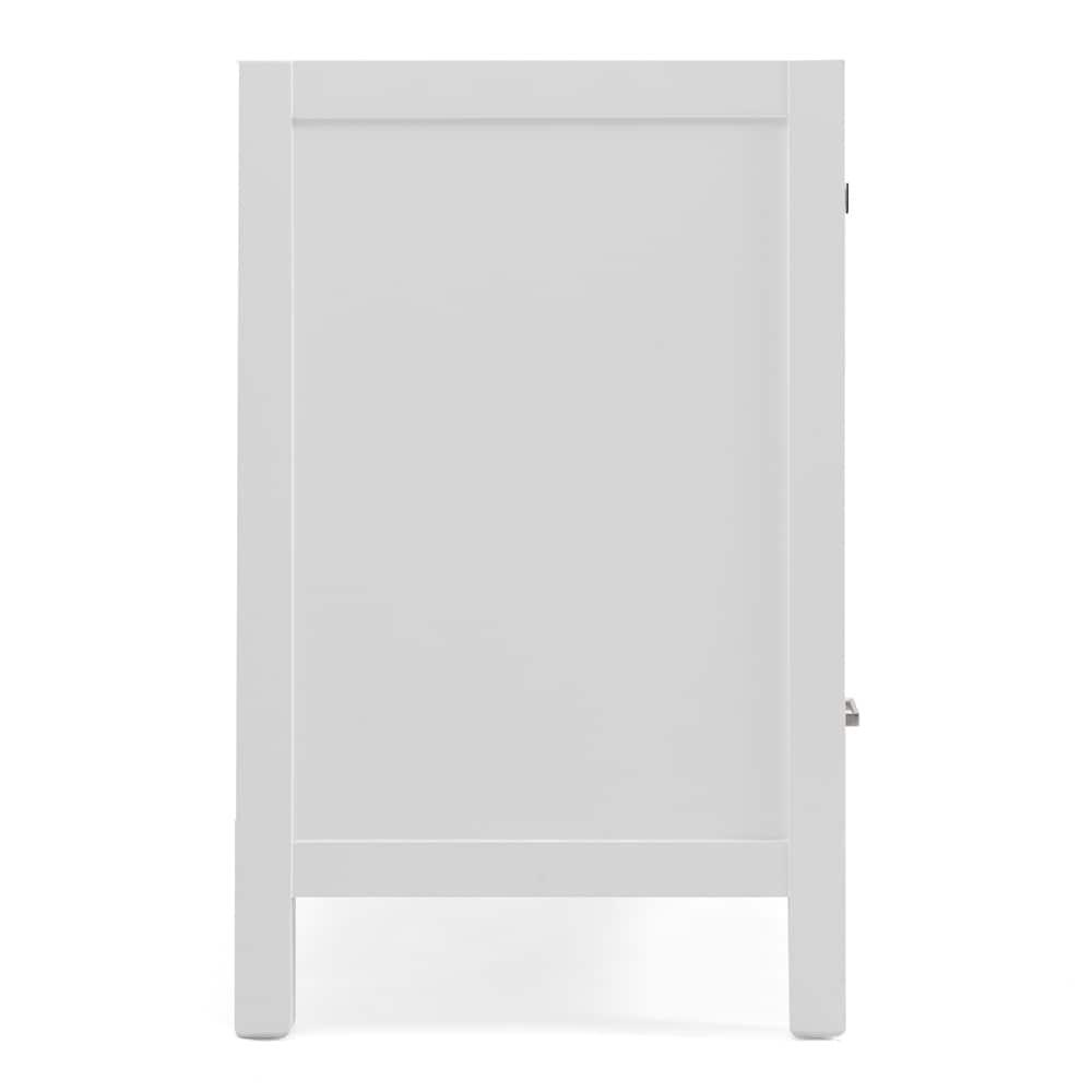 Ariel A061d-Bc Cambridge 60" Double Free Standing Vanity Cabinet Only - White