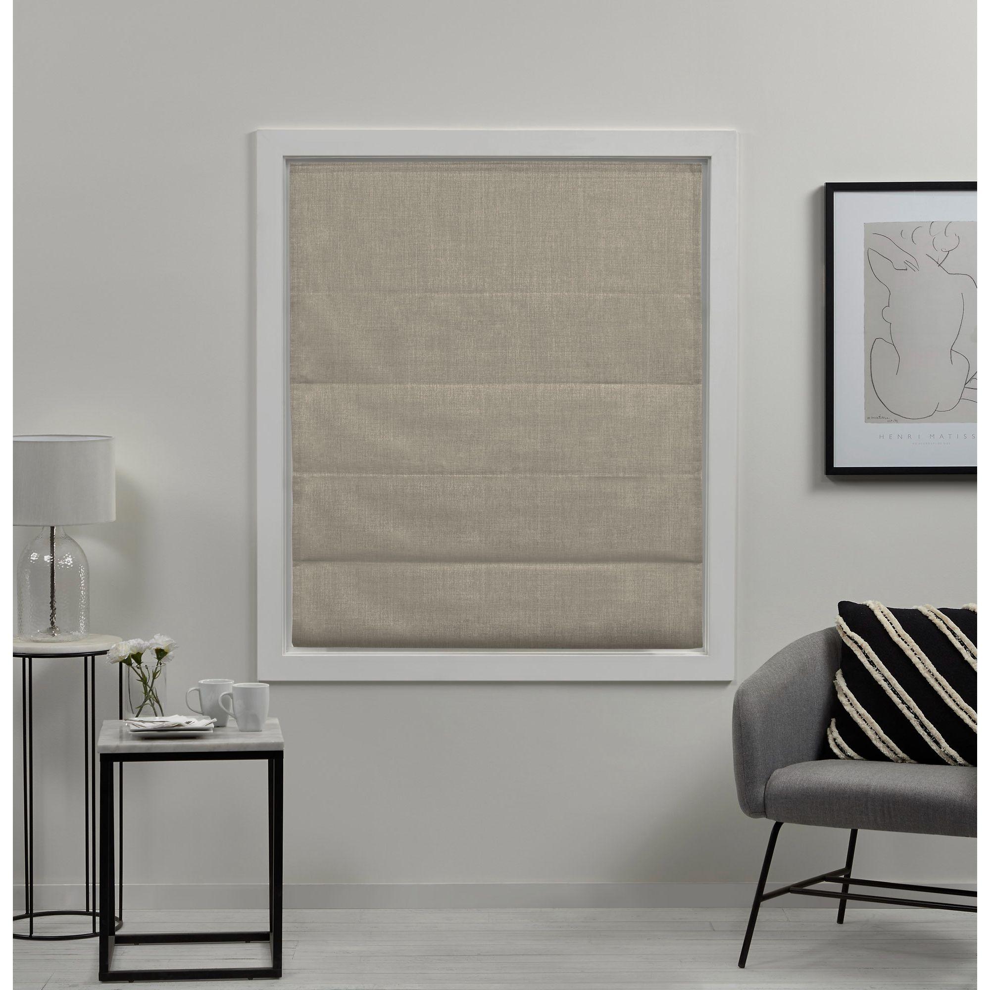 Amalgamated Textiles Exclusive Home Acadia 100% Blackout Roman Shade