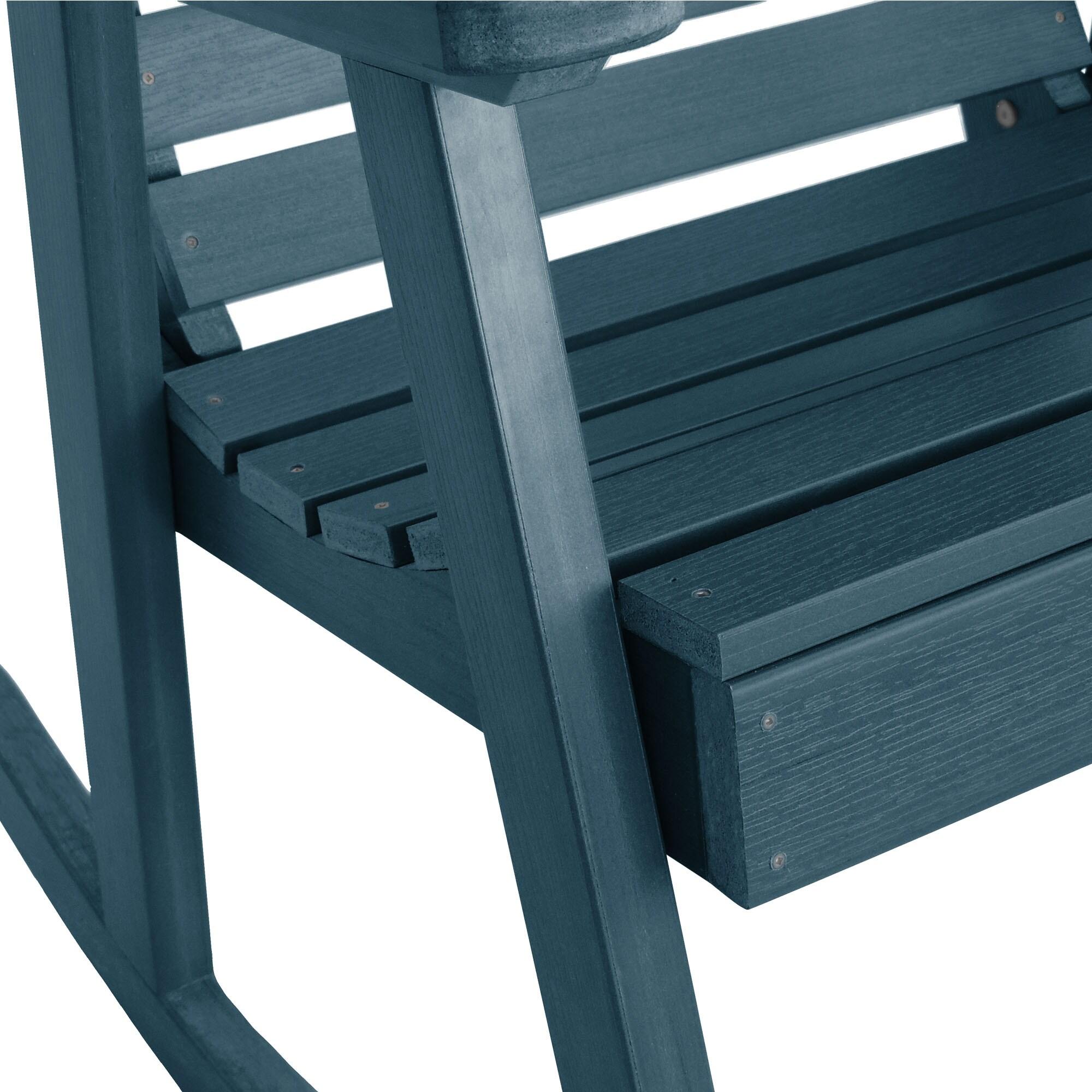 Weatherly Rocking Patio Chair Nantucket Blue - highwood