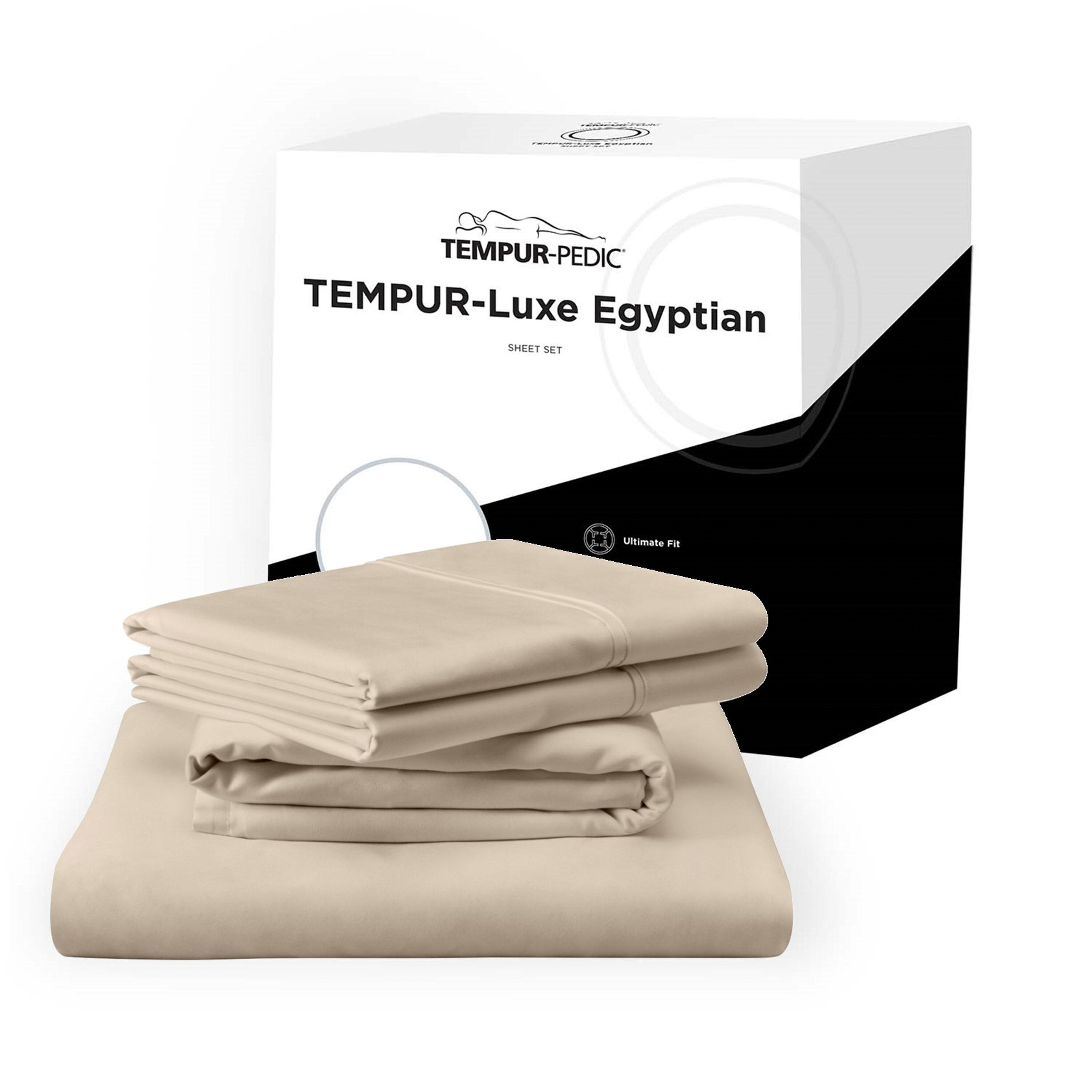 Tempur-Pedic Tempur Luxe Egyptian Cotton Sheet Set Sandstone - Adult, Queen