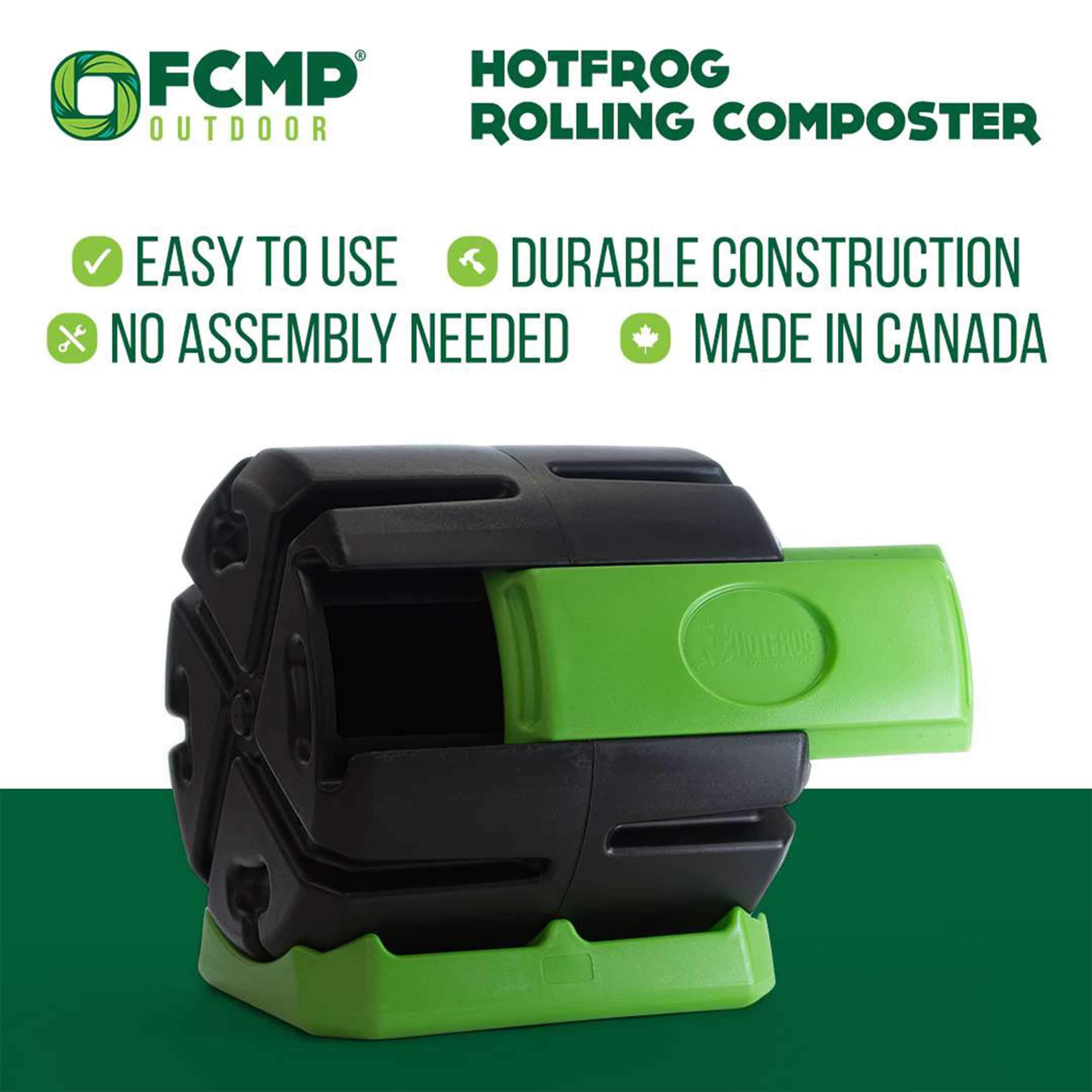 FCMP Outdoor FCMP Outdoor Chamber Quick Curing Rolling Compost Tumbler Bin