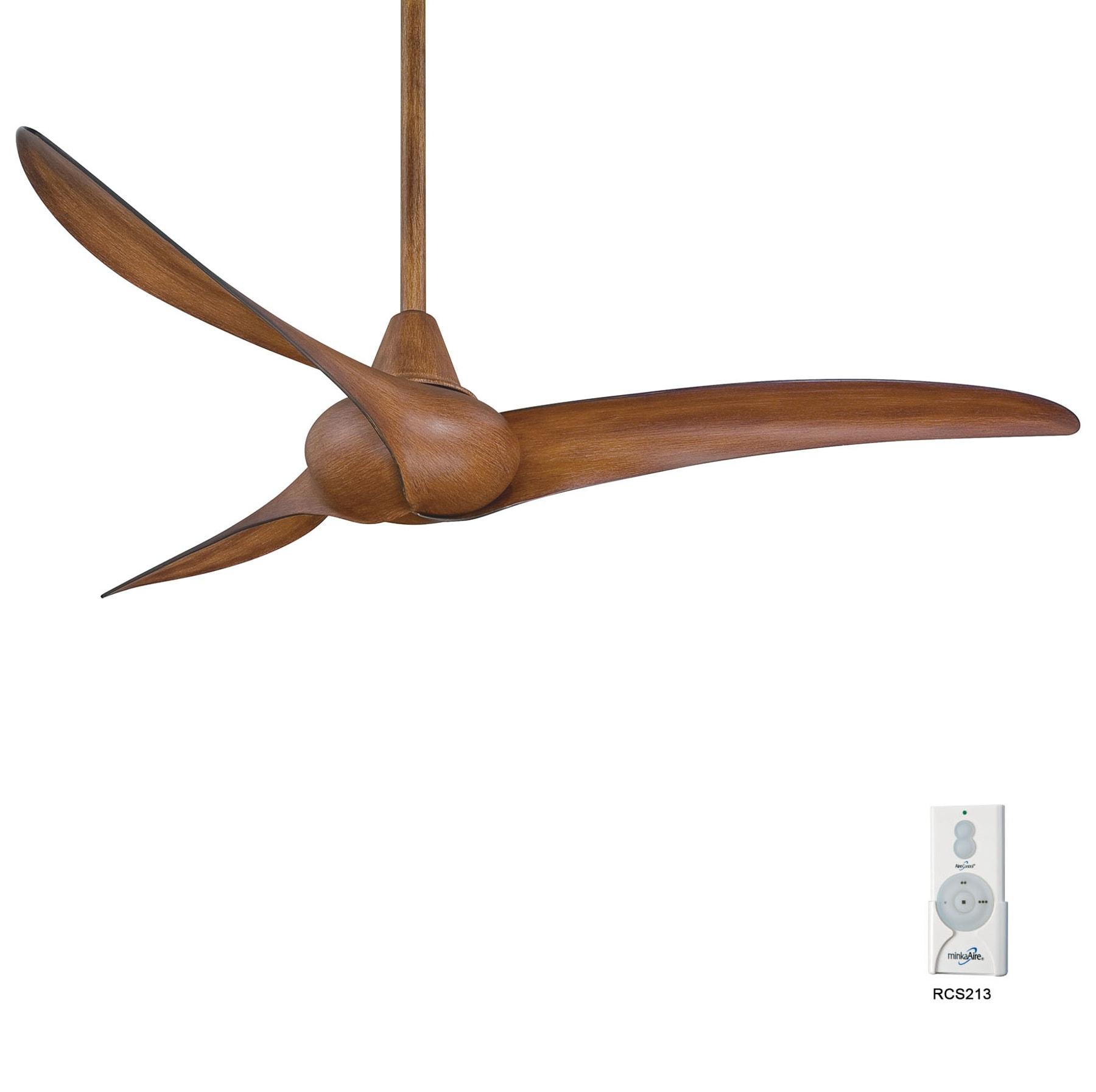 52" Wave 3 - Blade Propeller Ceiling Fan with Remote Control