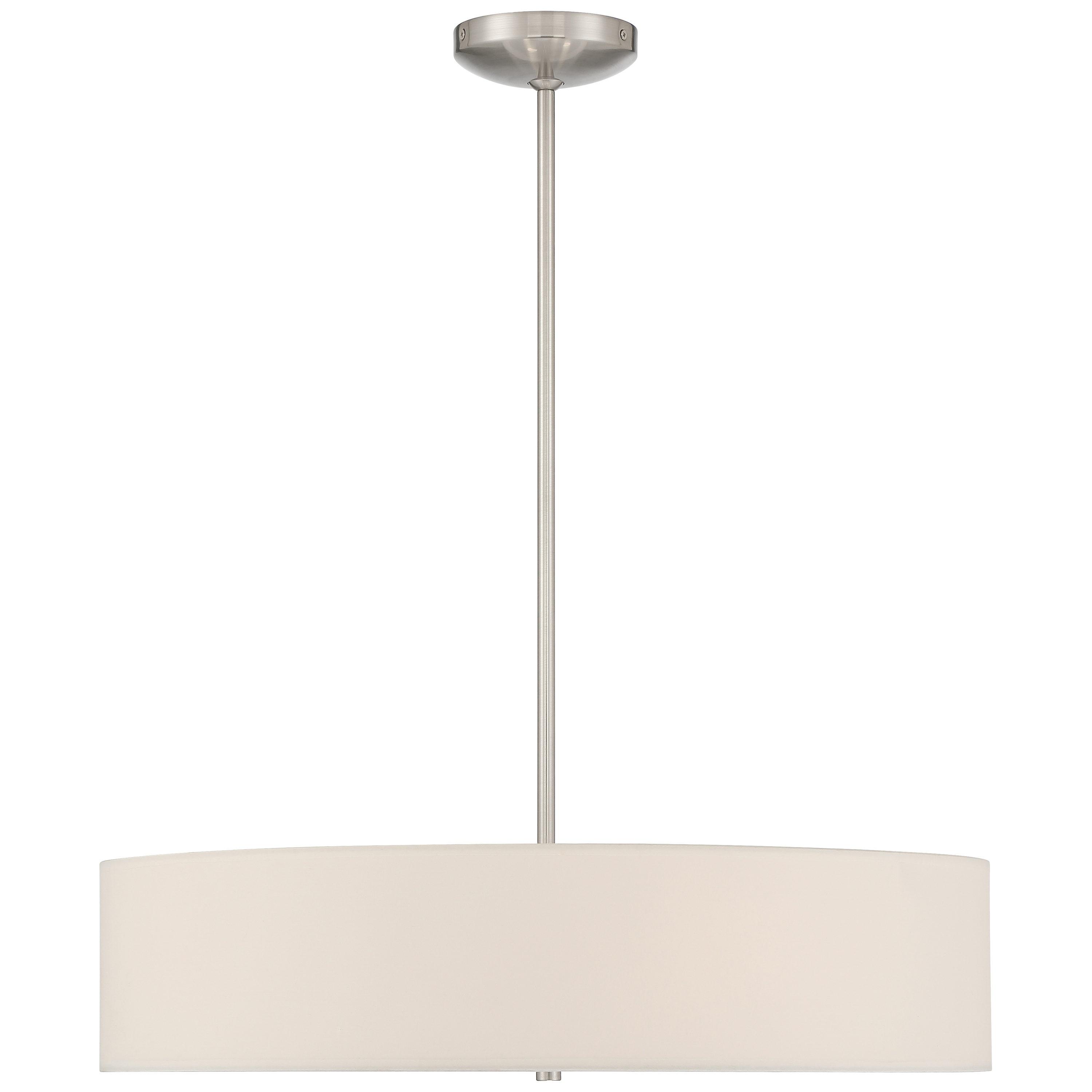 Access Lighting Mid Town 4 - Light Pendant in  Brushed Steel