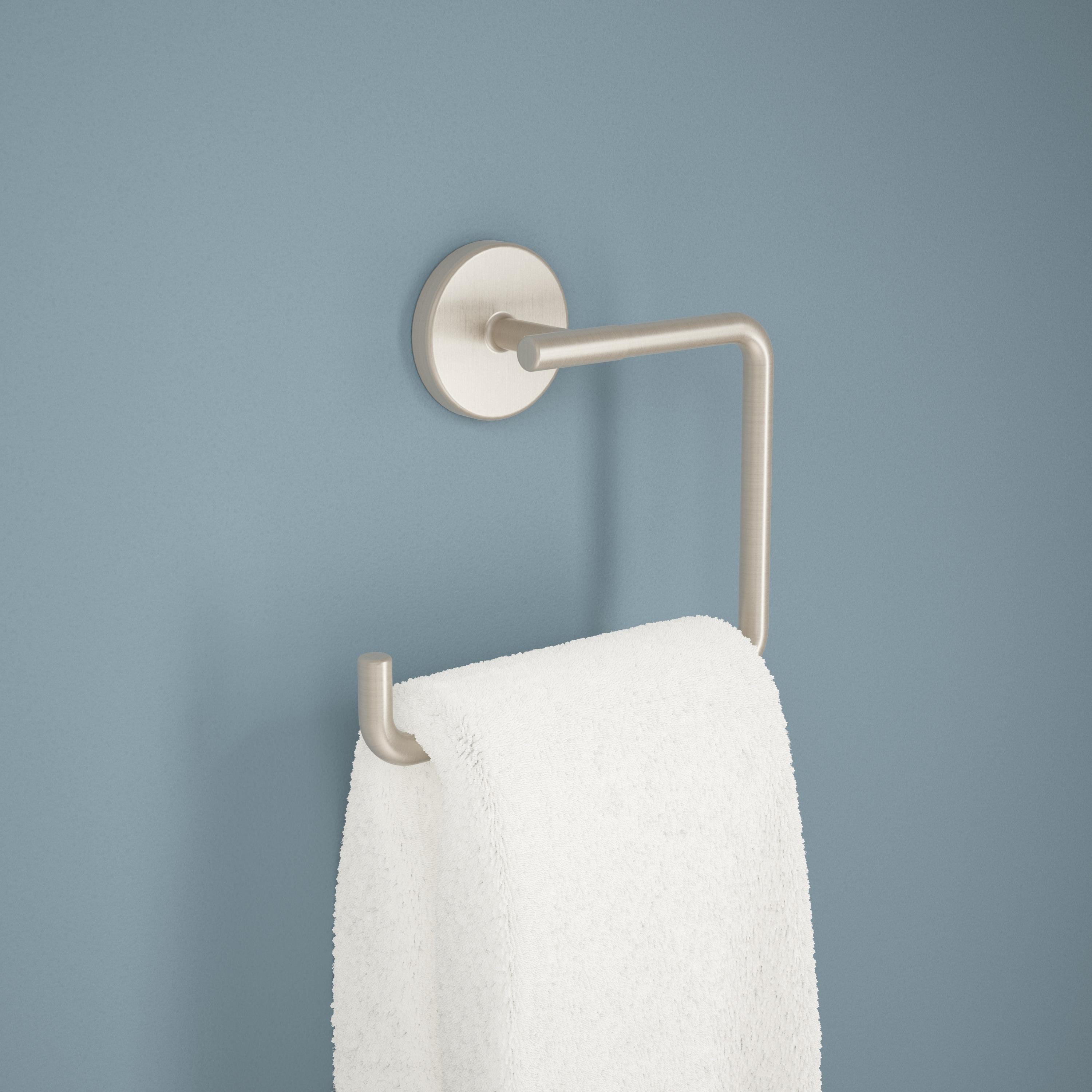 Trinsic Wall Mount Square Open Towel Ring Bath Hardware Accessory