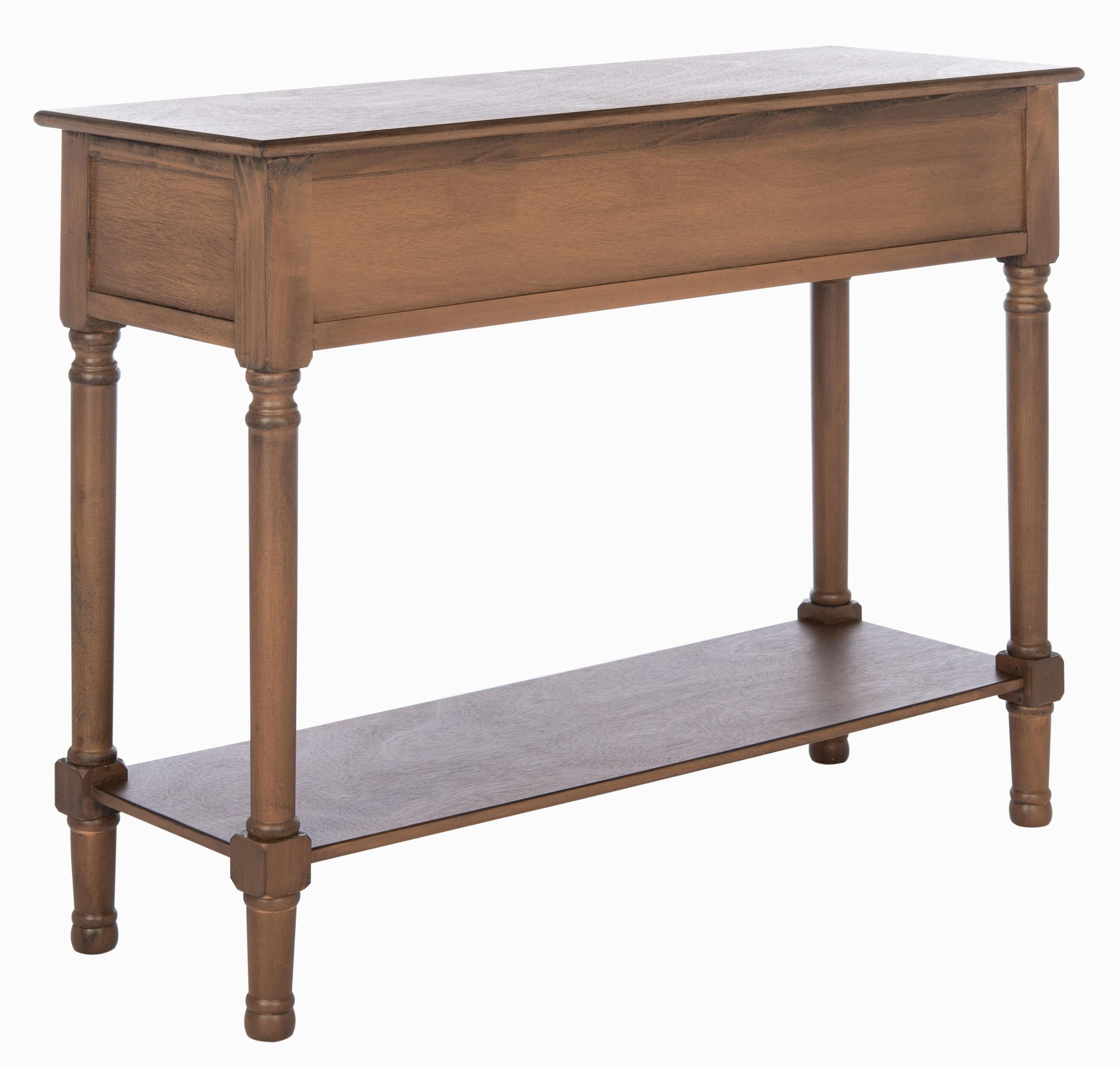 Landers 2 Drawer Console Table - Brown - Safavieh