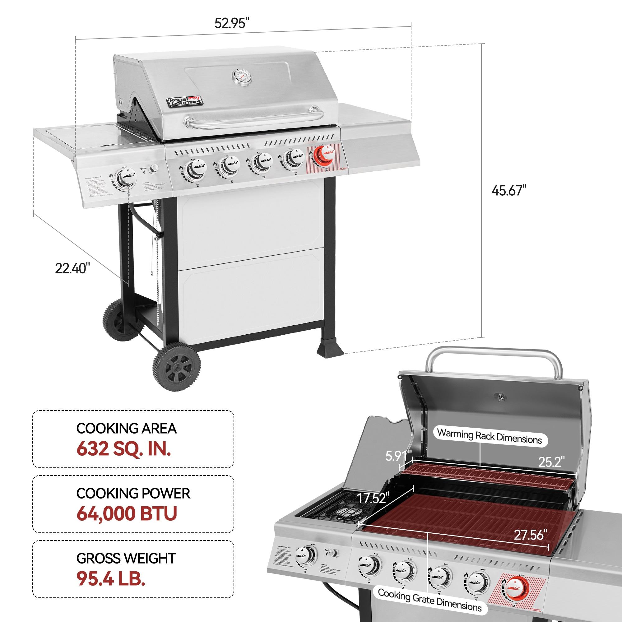 Royal Gourmet5-Burner Liquid Propane Gas Grill