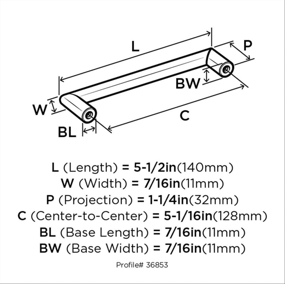 Revolve 5 1/16" Center To Center Bar Pull