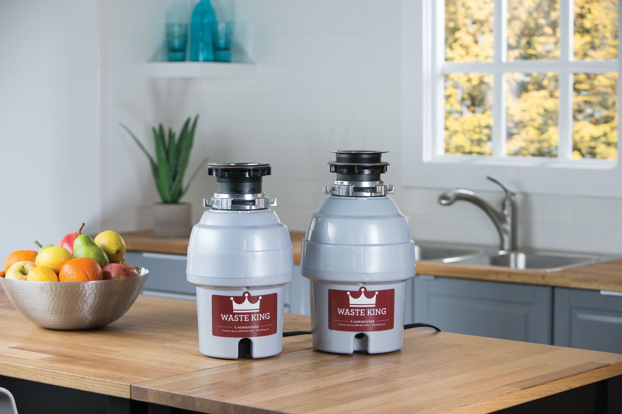 Waste King Legend Series L-3200 Garbage Disposer, 3/4 hp Motor, 115 V, Stainless Steel
