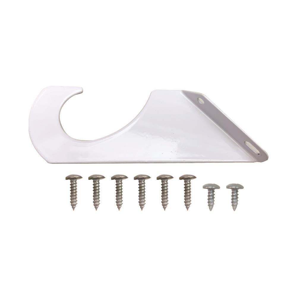 Design House Steel Adjustable 48" to 72" Closet Rod, White