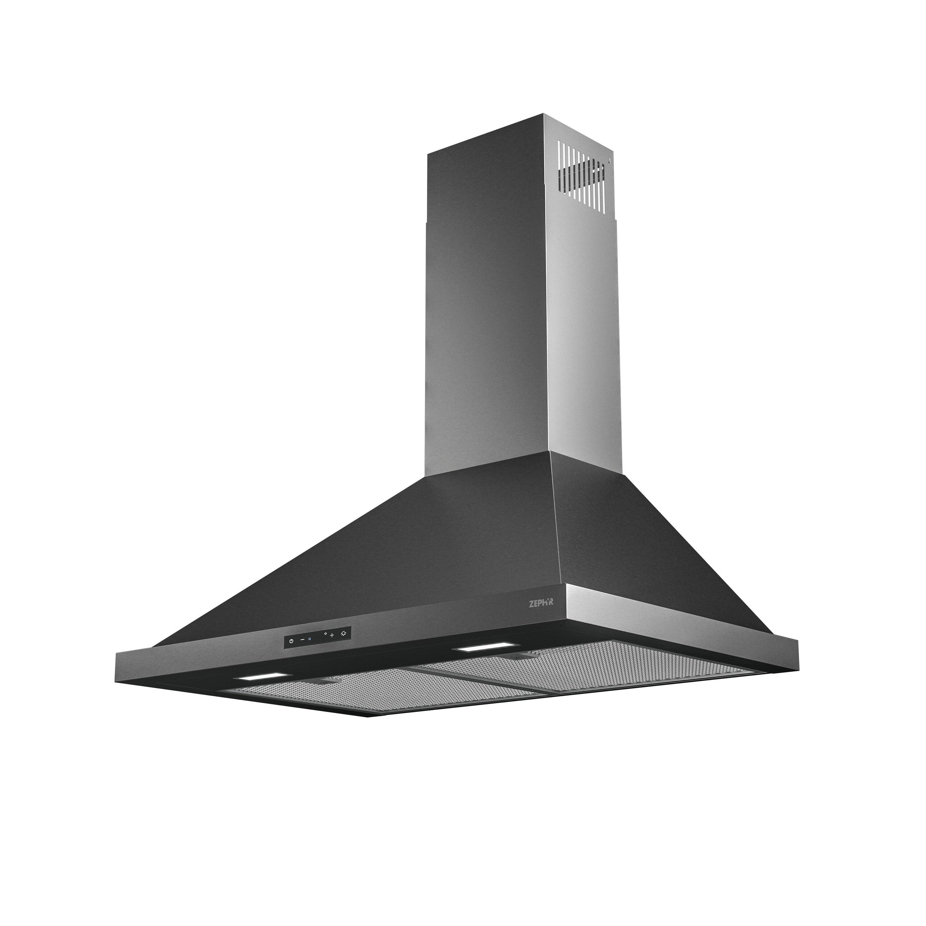 Zephyr Ombra 30" 600 CFM Wall Mount Range Hood with LED Lighting in Stainless Steel