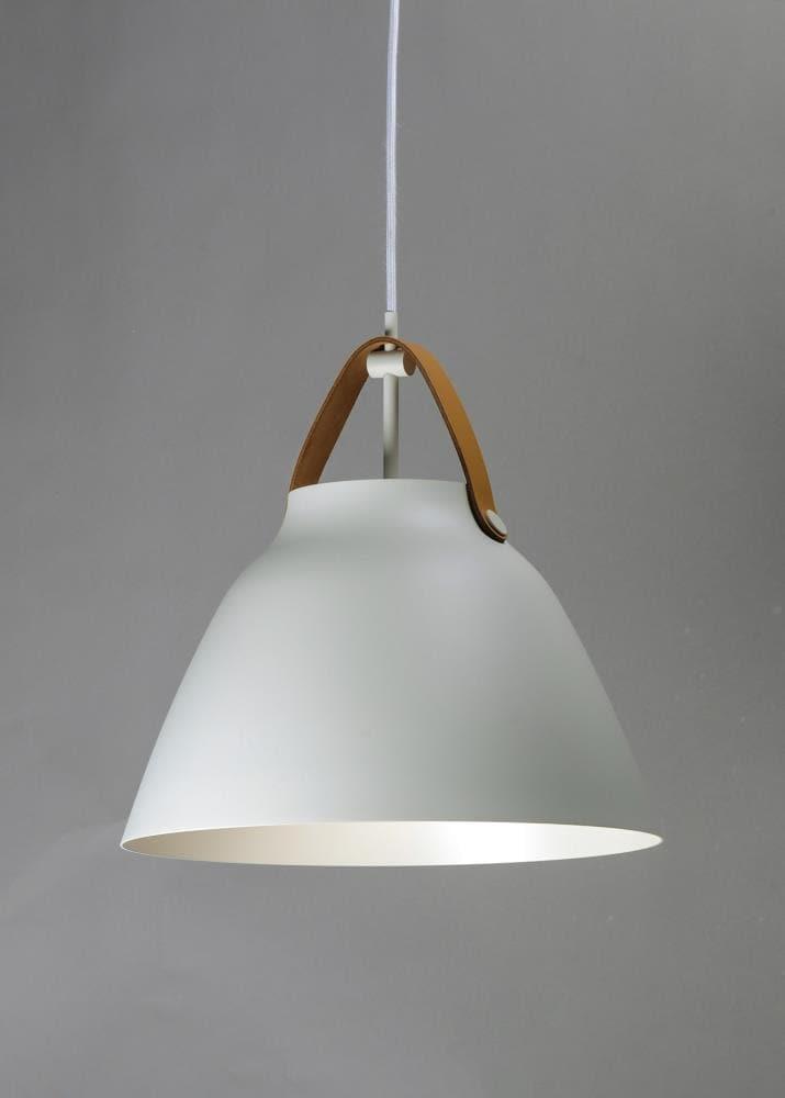 Maxim Lighting Nordic 1 - Light Pendant in  Tan Leather/White