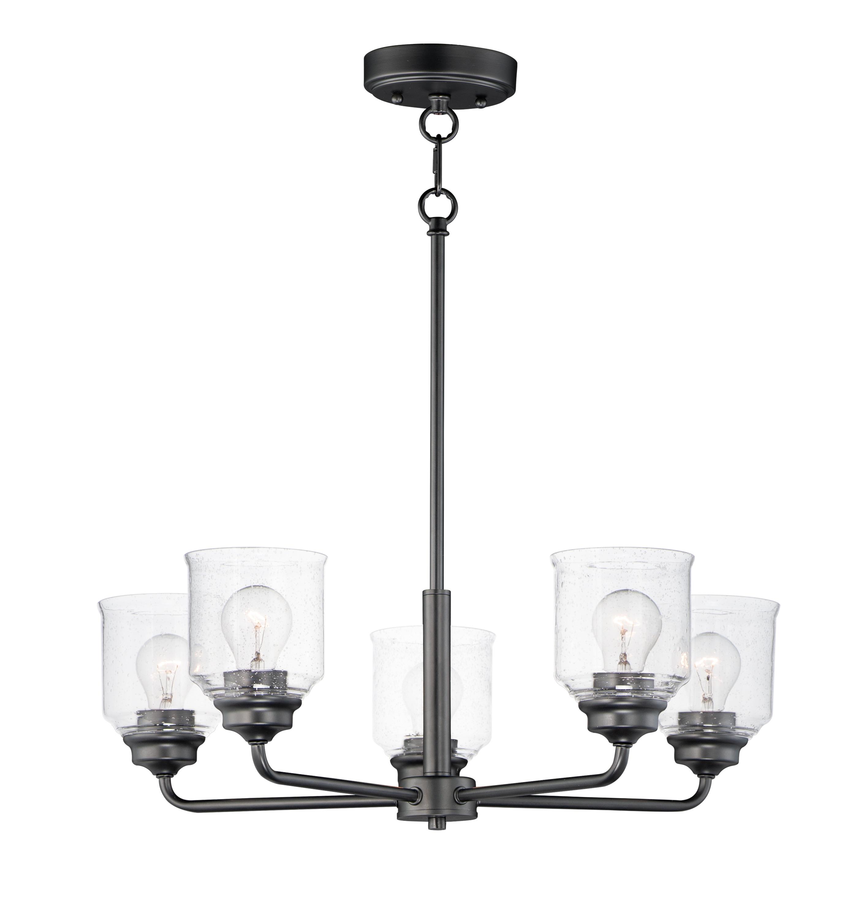 Maxim Lighting Acadia 5 - Light Chandelier in  Black