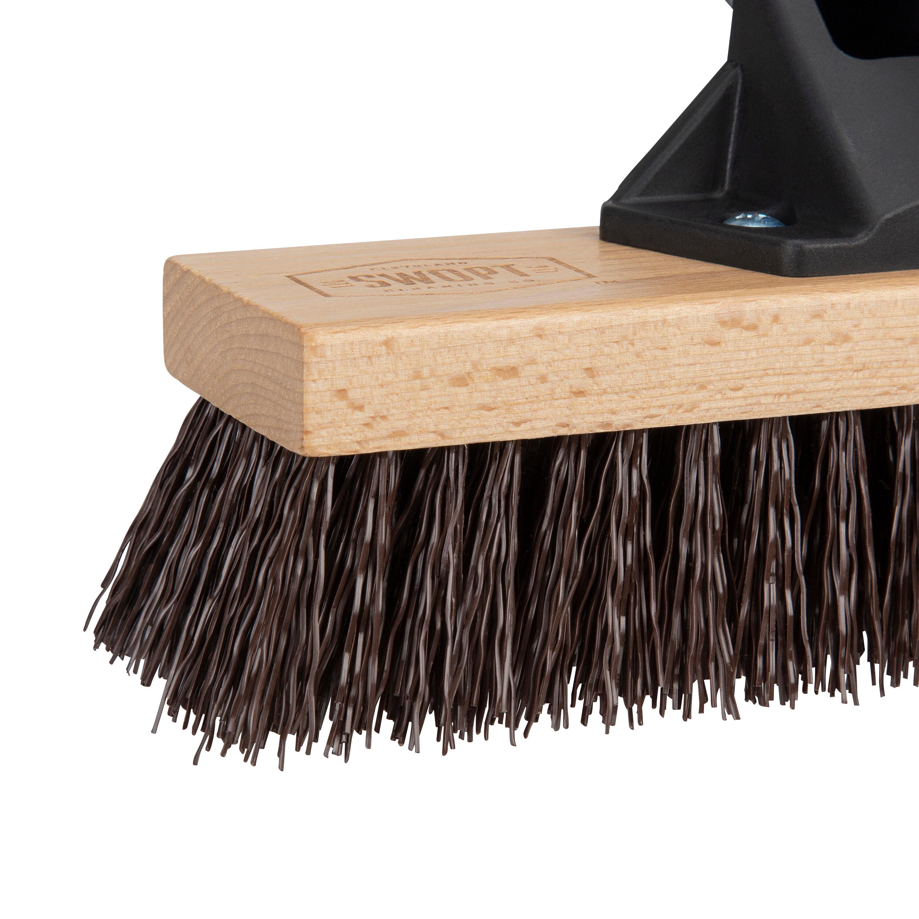 10'' Stiff Poly Fiber Bristle Wood Scrub Brush Head