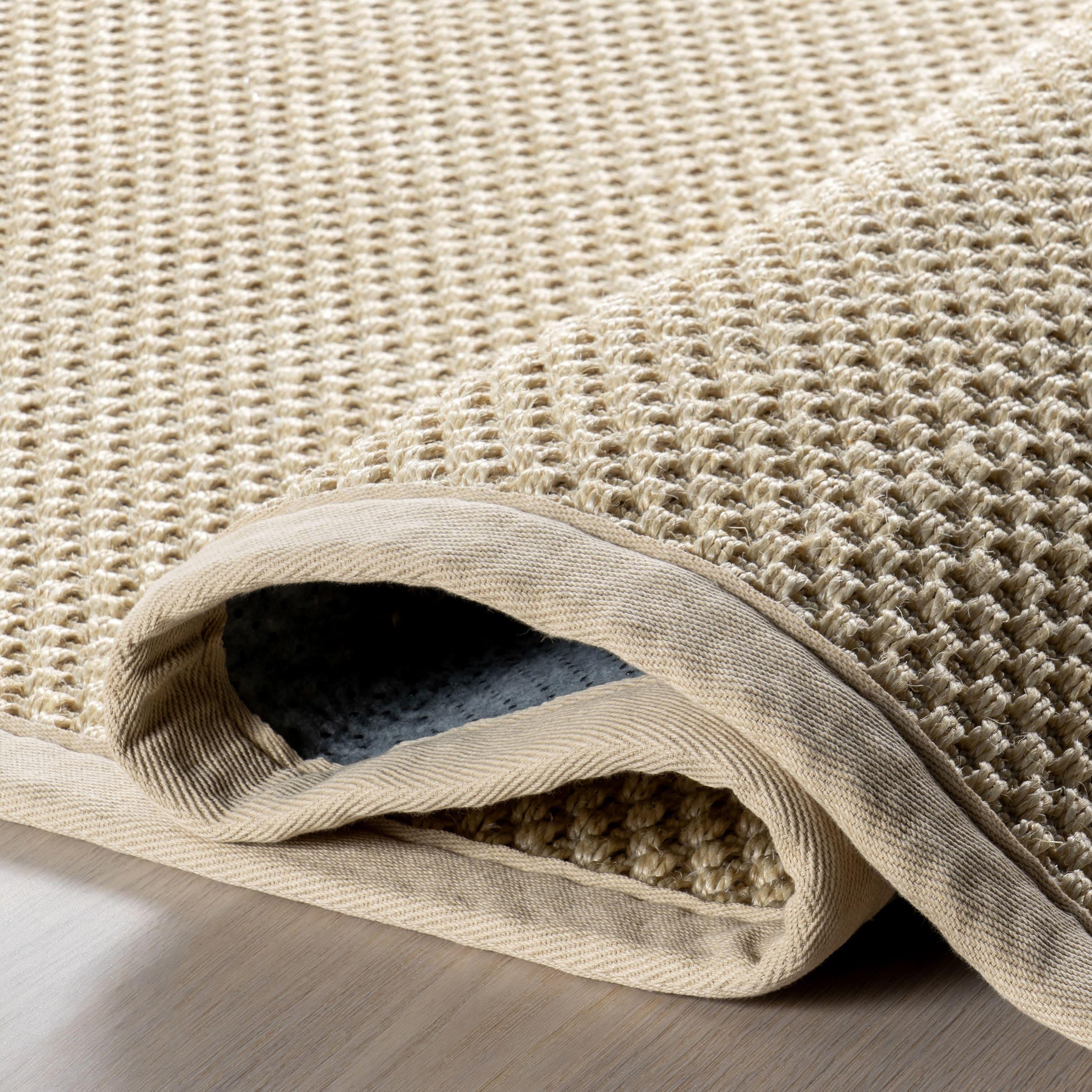Proper Sisal and Wool Tan Area Rug
