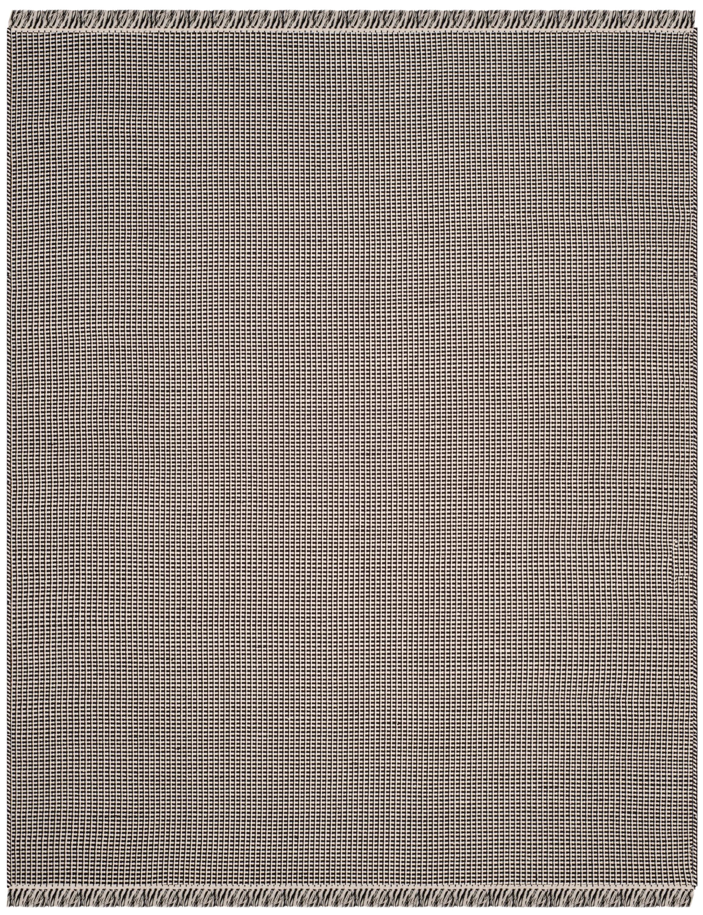 Montauk MTK340 Hand Woven Indoor Area Rug - Ivory/Black - 8'x10' - Safavieh.