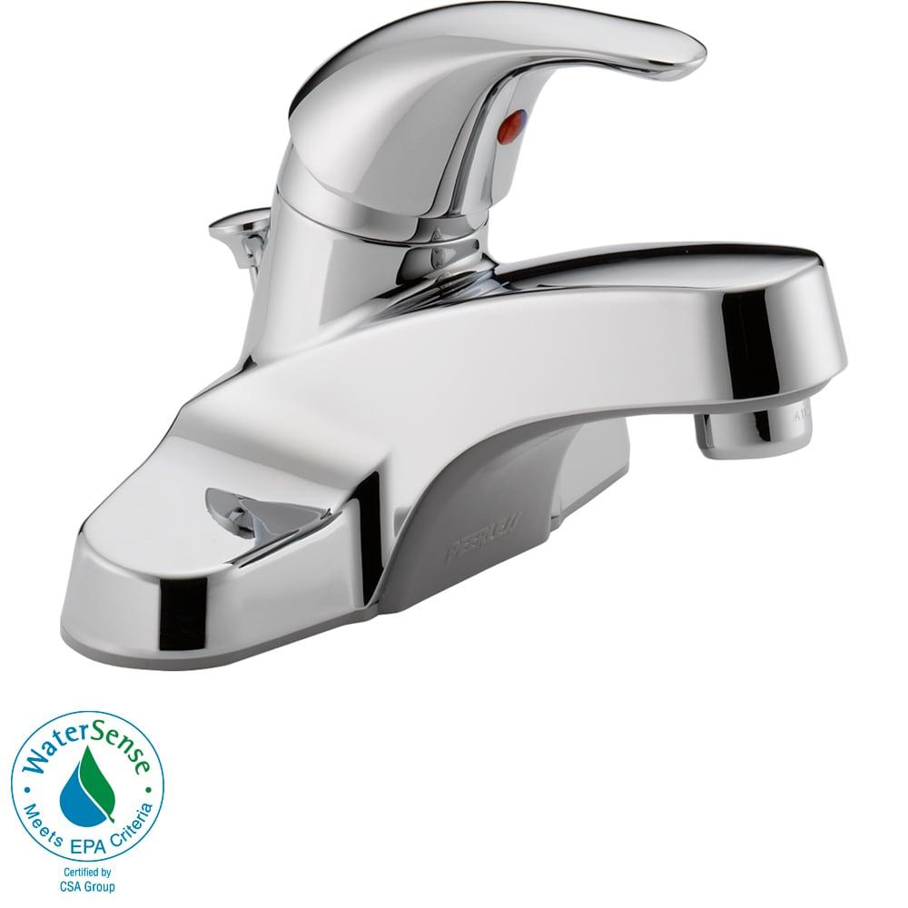 Core Centerset Bathroom Faucet with Drain Assembly, 2-handle Bathroom Sink Faucet