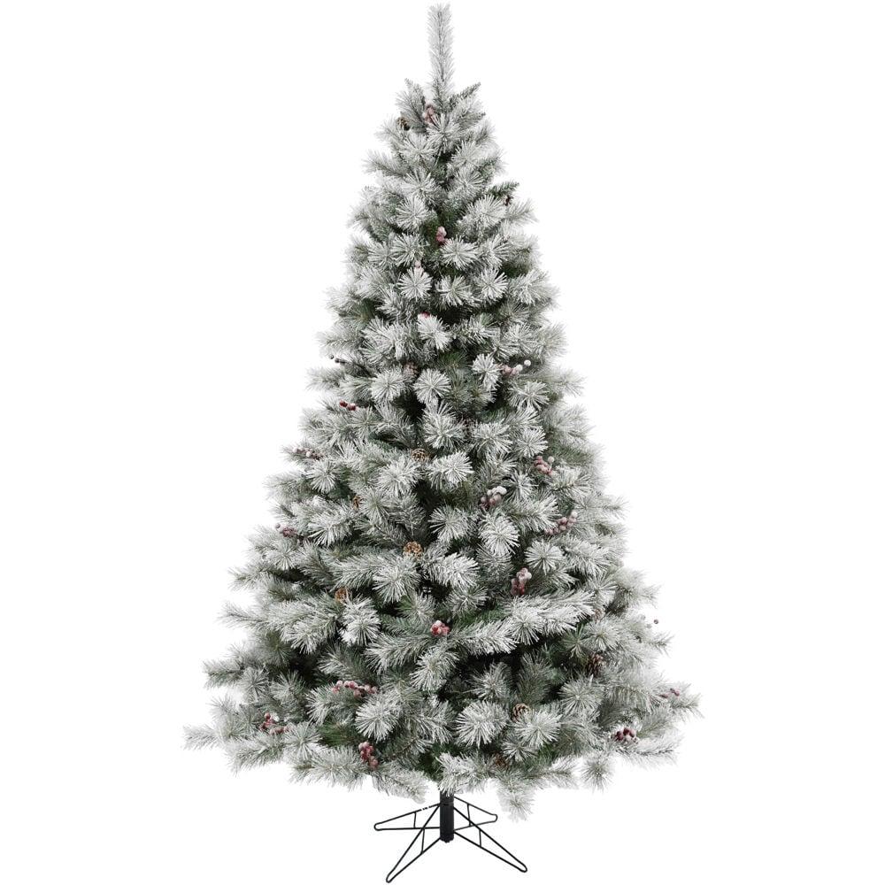 Fraser Hill Farm Homestead Newberry Pine 6.5' Lighted Pine Christmas Tree