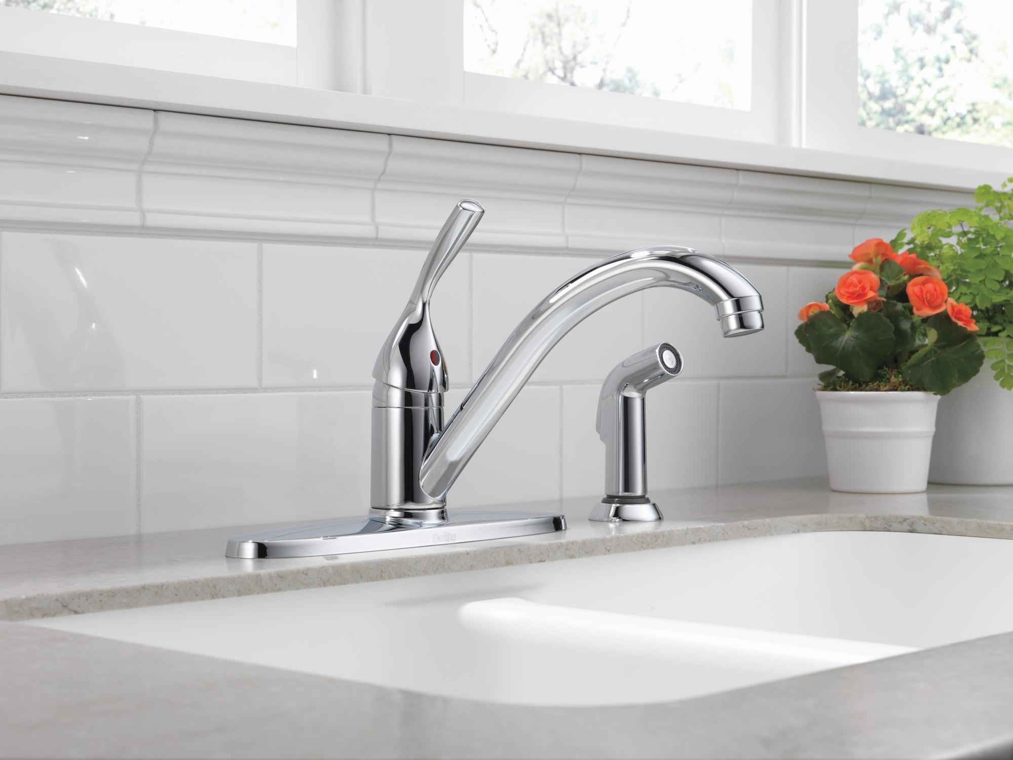 Core 100/300/400 Series Classic Single Handle Centerset Kitchen Faucet with Side Spray