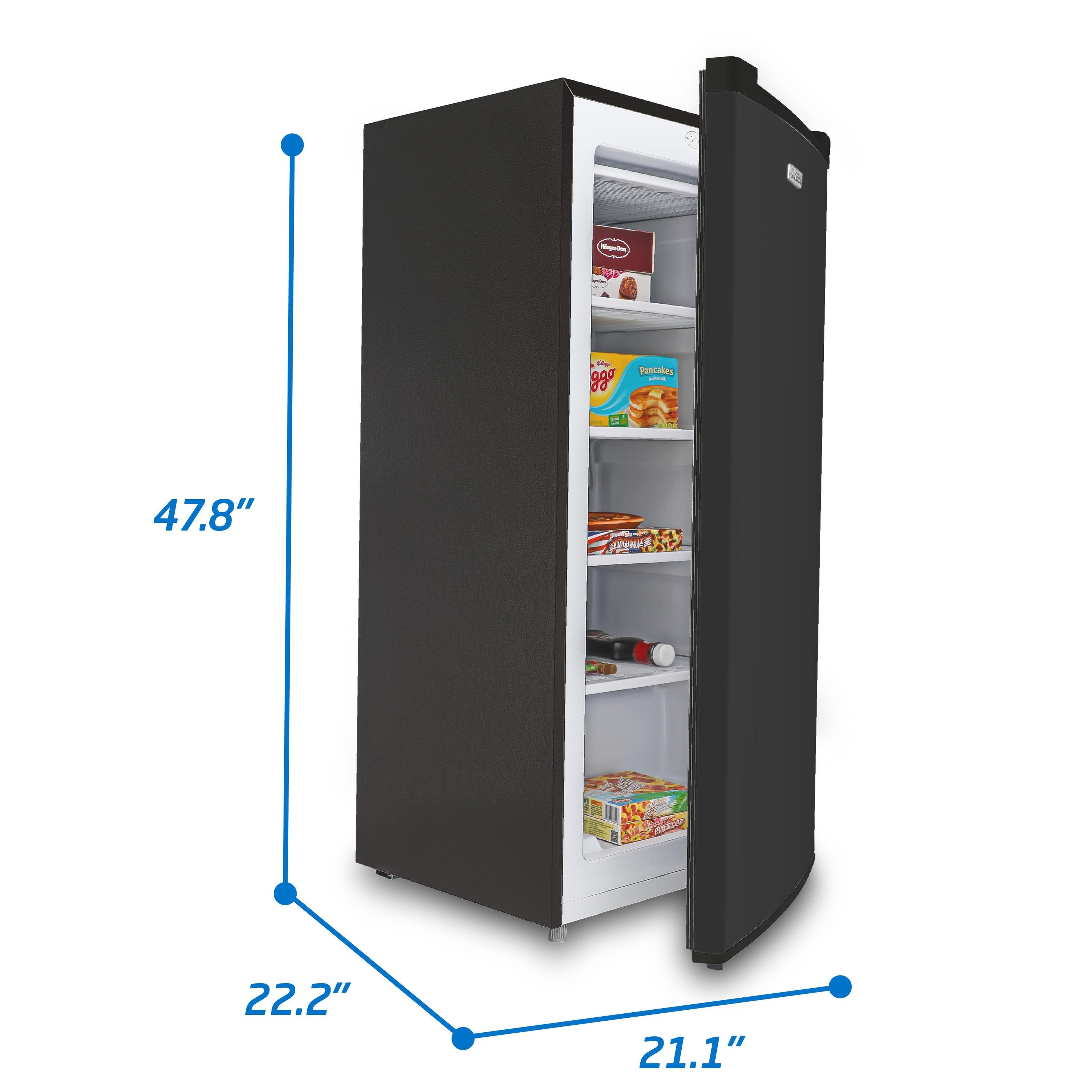 5 Cubic Feet Undercounter Upright Freezer with Adjustable Temperature Controls