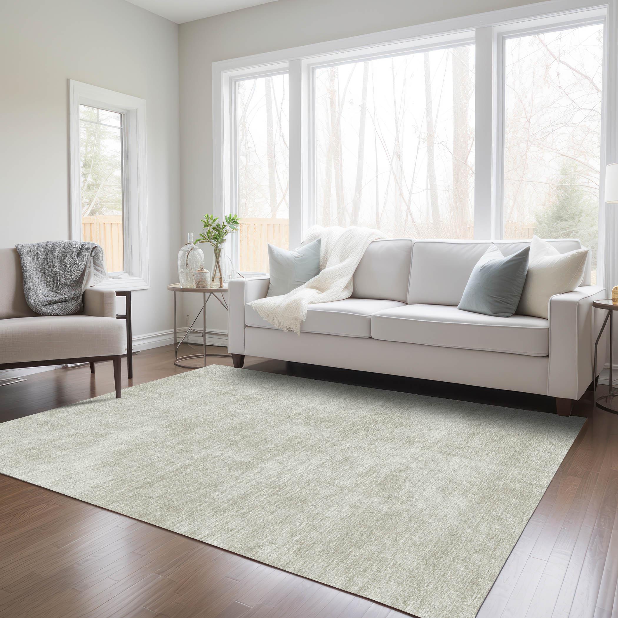 Machine Washable Indoor/Outdoor Chayden ACN1018 Beige